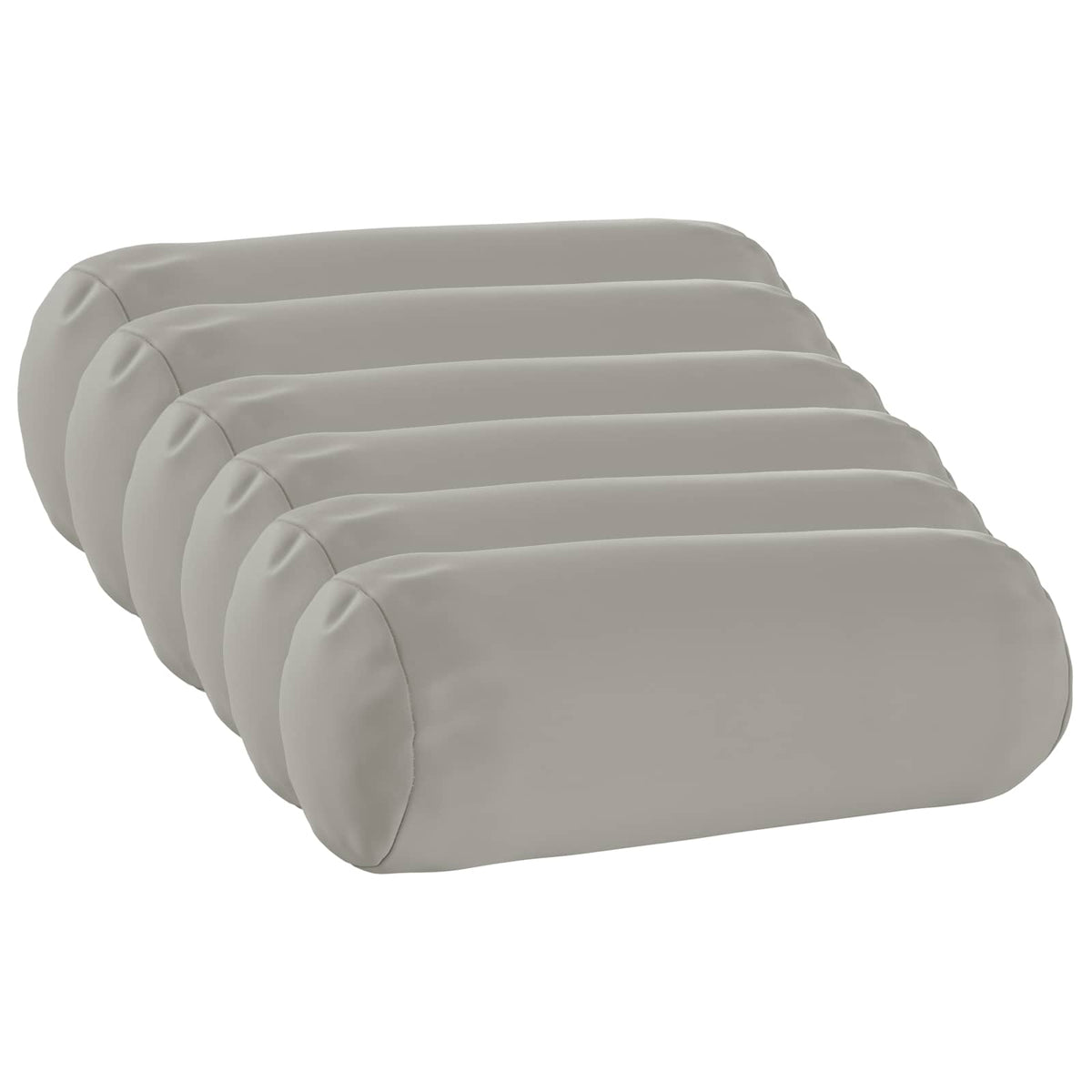 Presvlaka za jastuk 6 pcs HEERLEN Siva Ø 15 x 40 cm Poliester