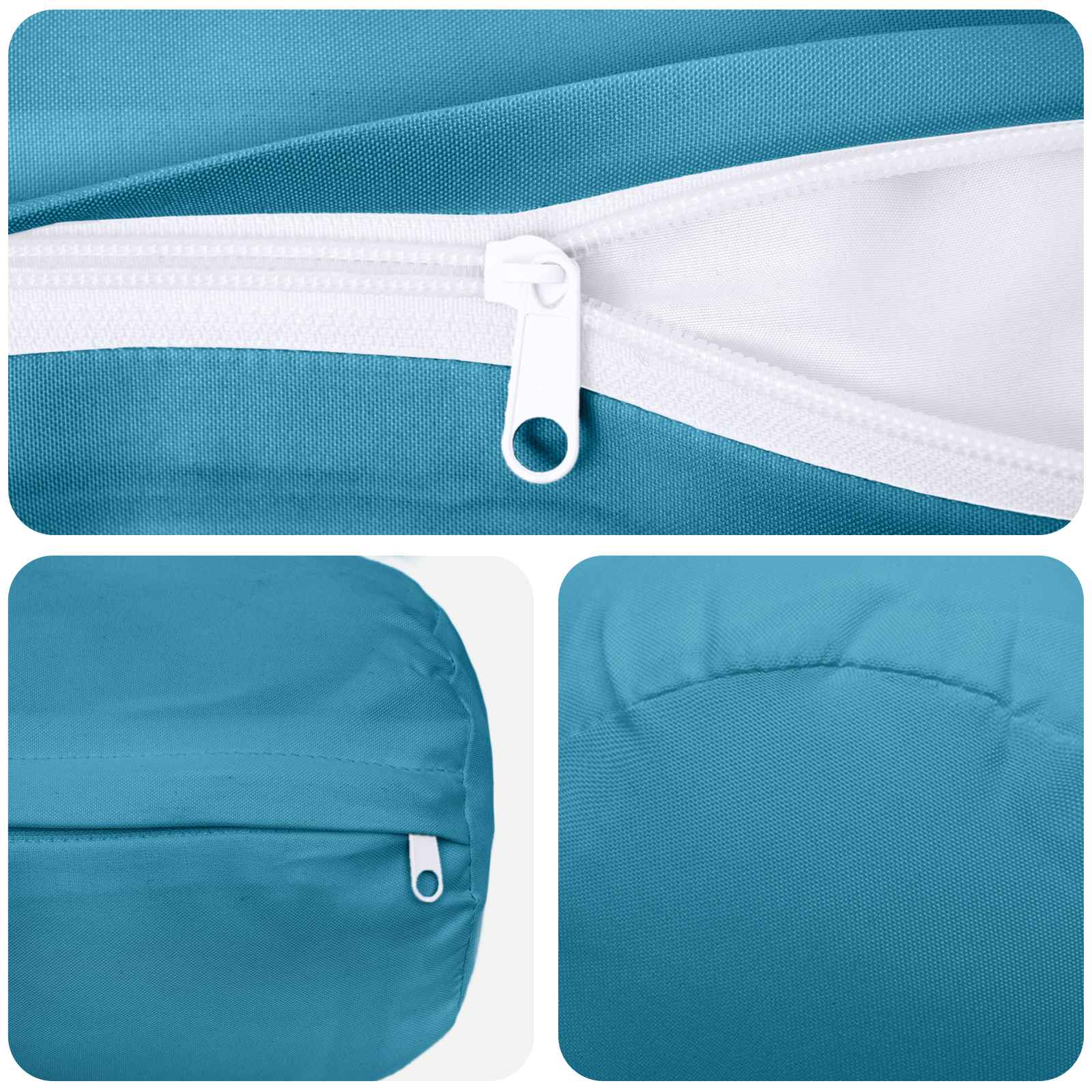 Presvlaka za jastuk 2 pcs HEERLEN Svjetloplava Ø 15 x 40 cm