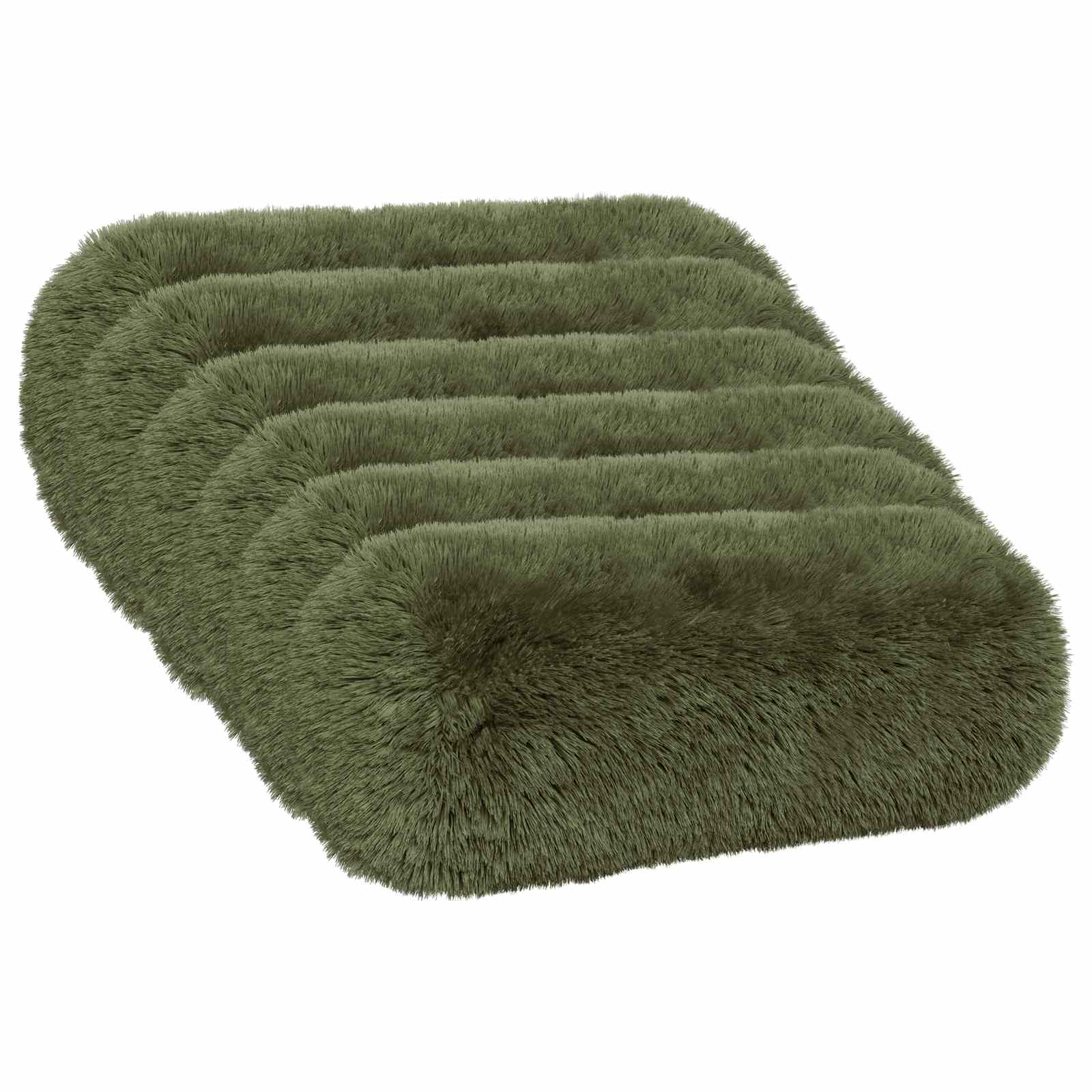 Presvlaka za jastuk 6 pcs HEERLEN Zelena Ø 15 x 40 cm PV flis