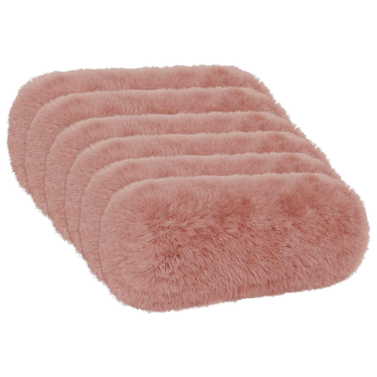 Presvlaka za jastuk 6 pcs HEERLEN Ružičasta Ø 15 x 40 cm