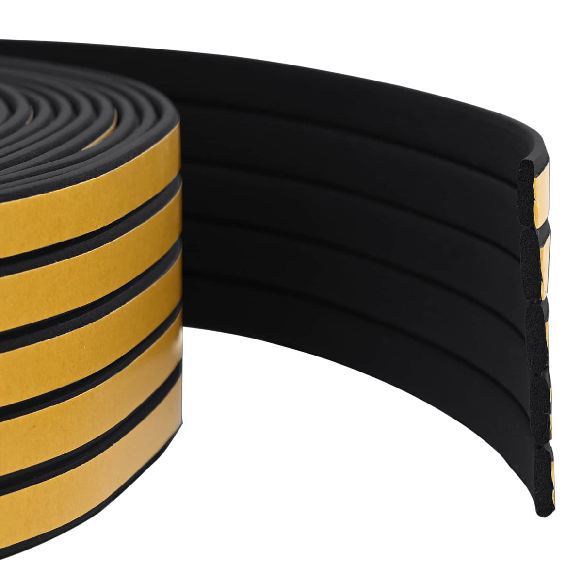 Samoljepiva brtvila za prozore Crna 9 x 3 mm 25 m EPDM pjena