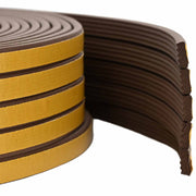 Samoljepiva brtvila za prozore Smeđa 15 x 8 mm 12 m EPDM pjena