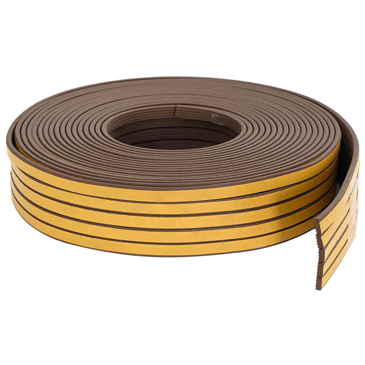 Samoljepiva brtvila za prozore Smeđa 15 x 8 mm 12 m EPDM pjena