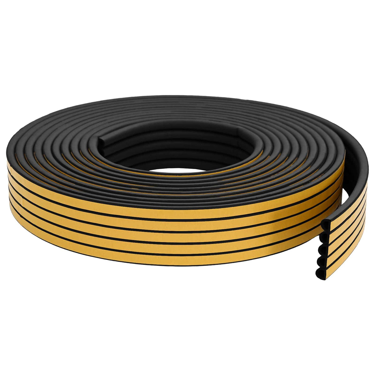 Samoljepiva brtvila za prozore Crna 14 x 12 mm 25 m EPDM pjena
