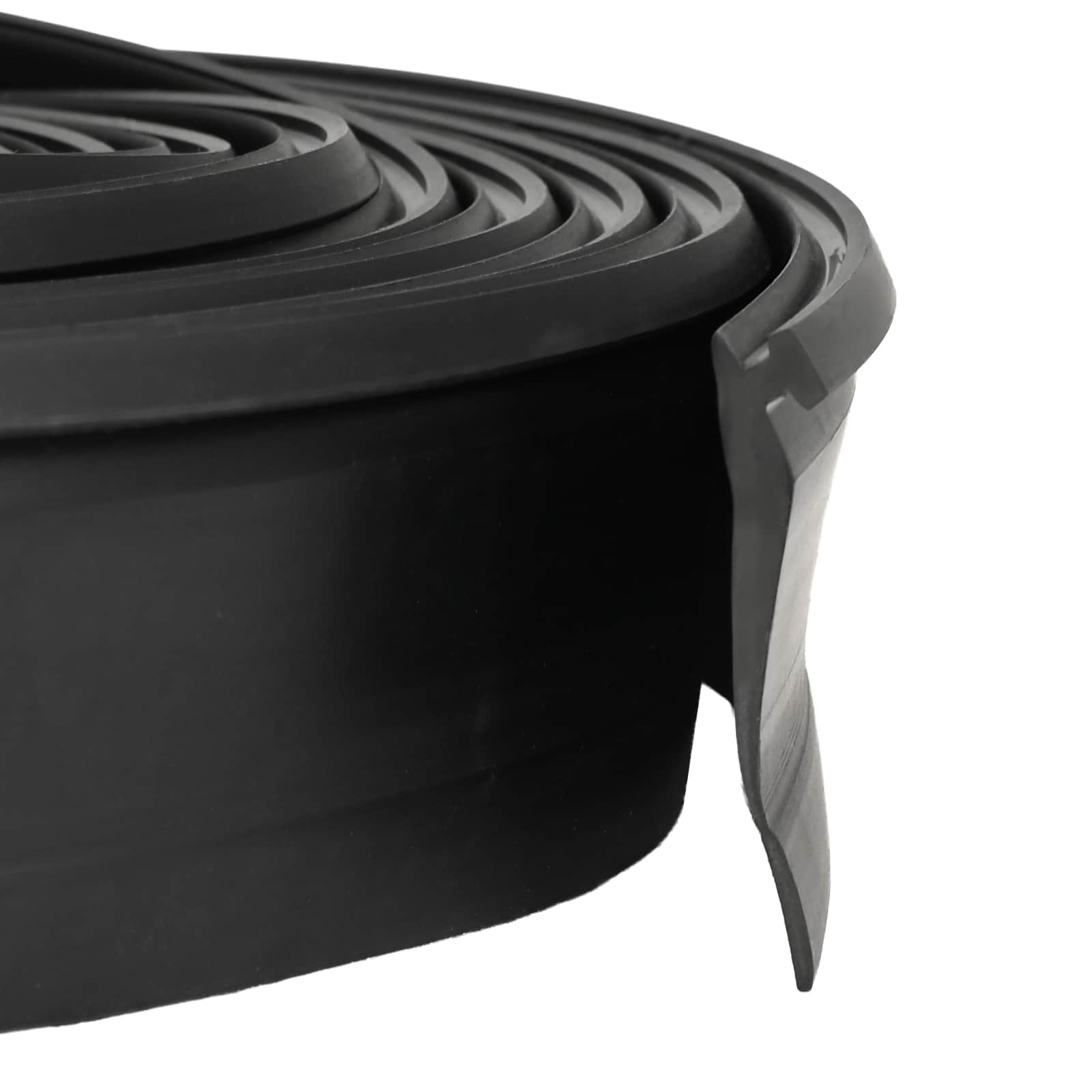 Brtva za garažna vrata Crna 52 x 2 mm 5,5 m PVC