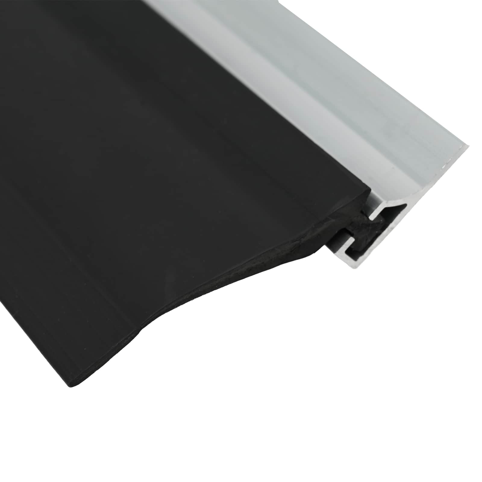 Brtva za garažna vrata Crna 52 x 2 mm 5,5 m PVC