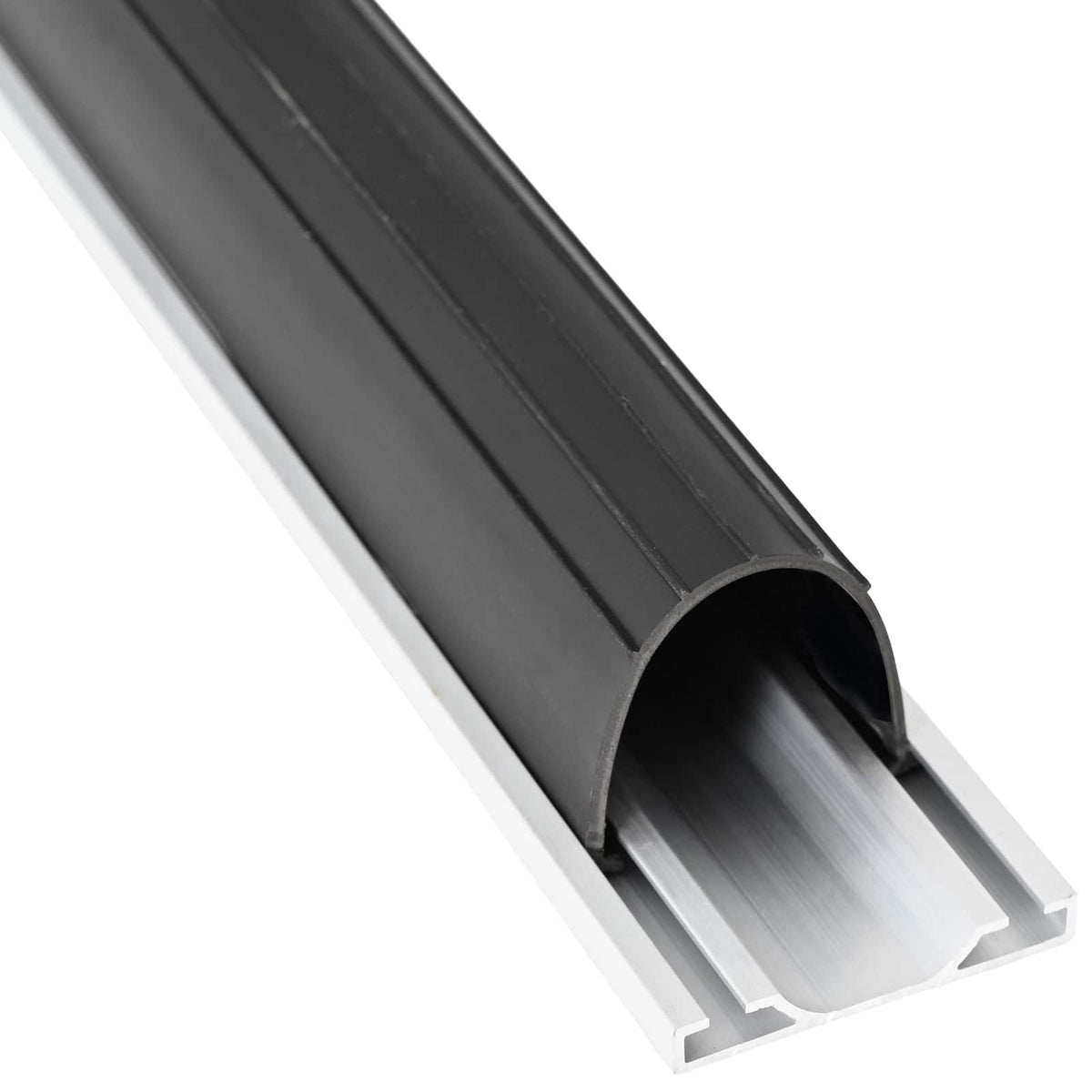Brtva za garažna vrata Crna 70 x 6 mm 5 m PVC