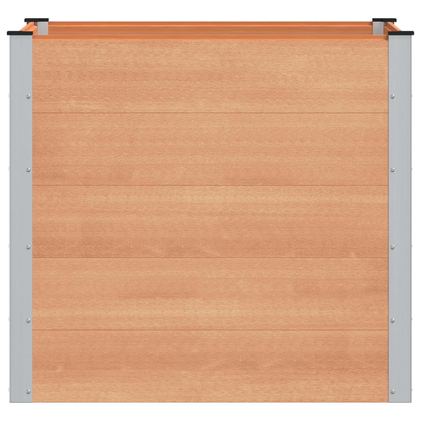 Povišena vrtna gredica Smeđa 100 x 100 x 91 cm