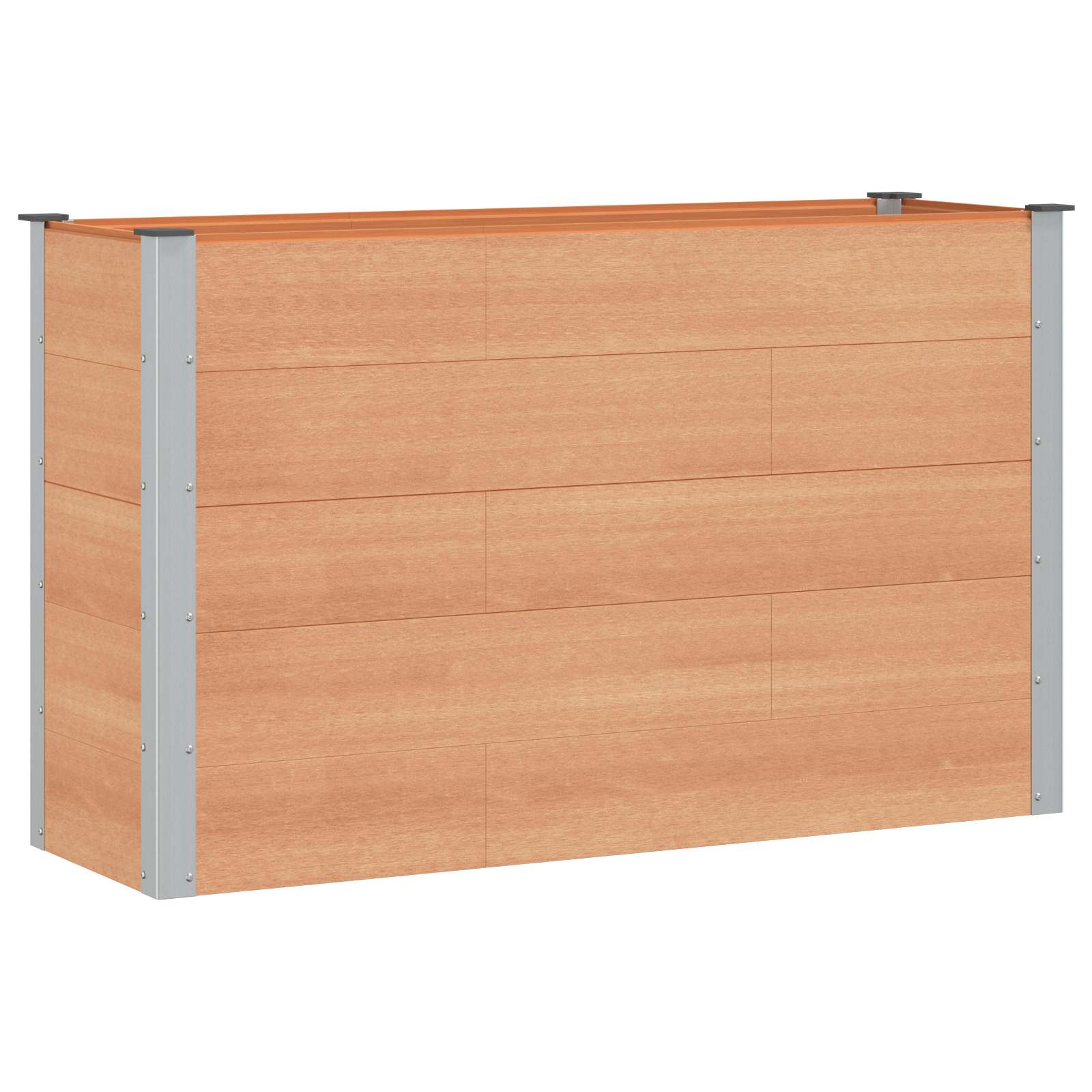 Povišena vrtna gredica Smeđa 150 x 50 x 91 cm