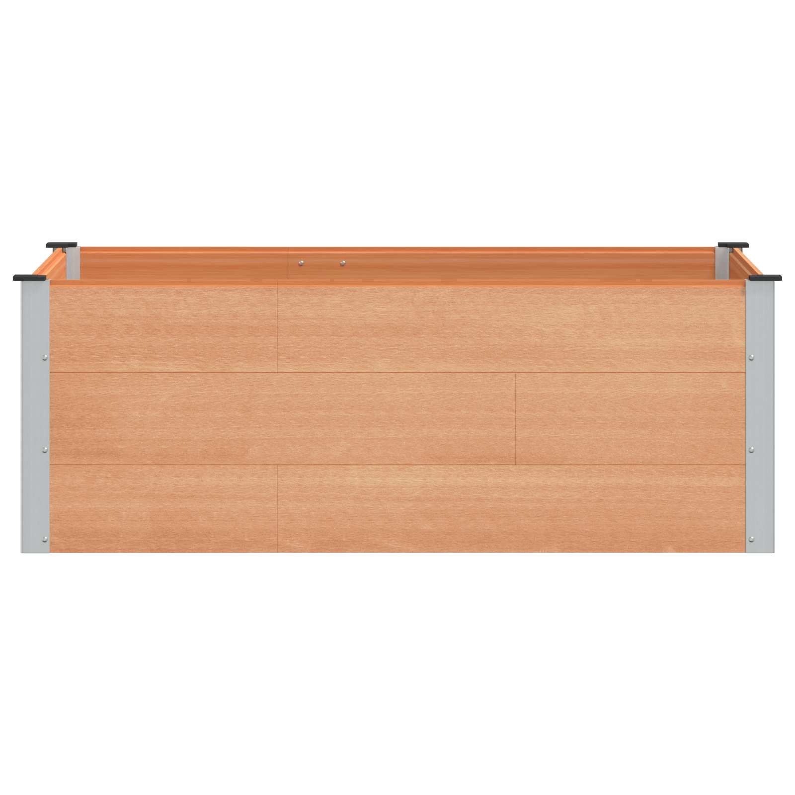 Povišena vrtna gredica Smeđa 150 x 100 x 54 cm