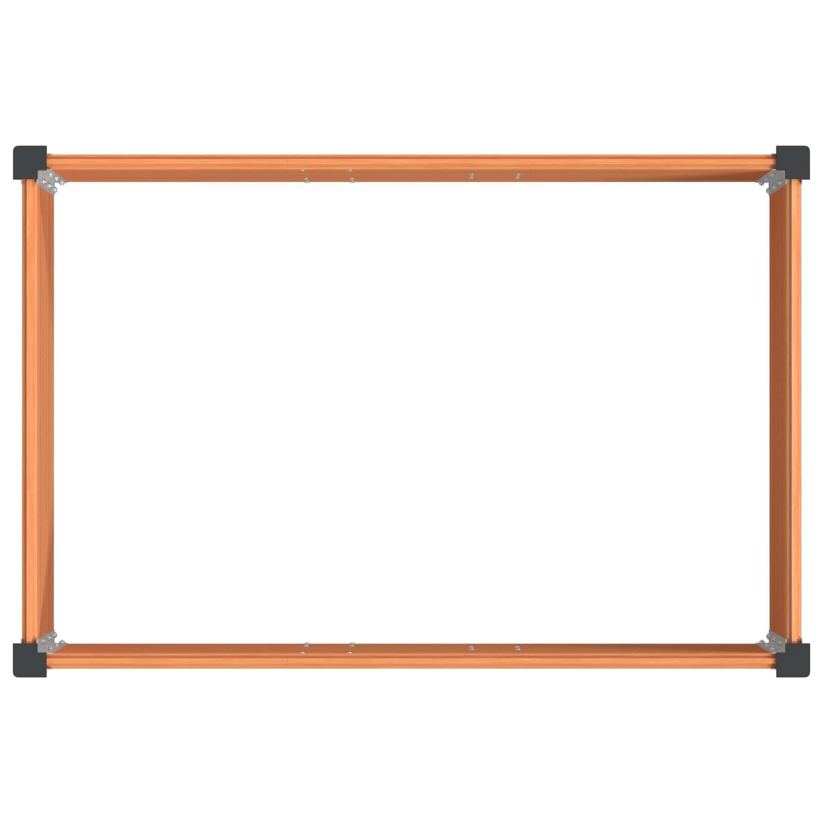 Povišena vrtna gredica Smeđa 50 x 30 x 72 cm