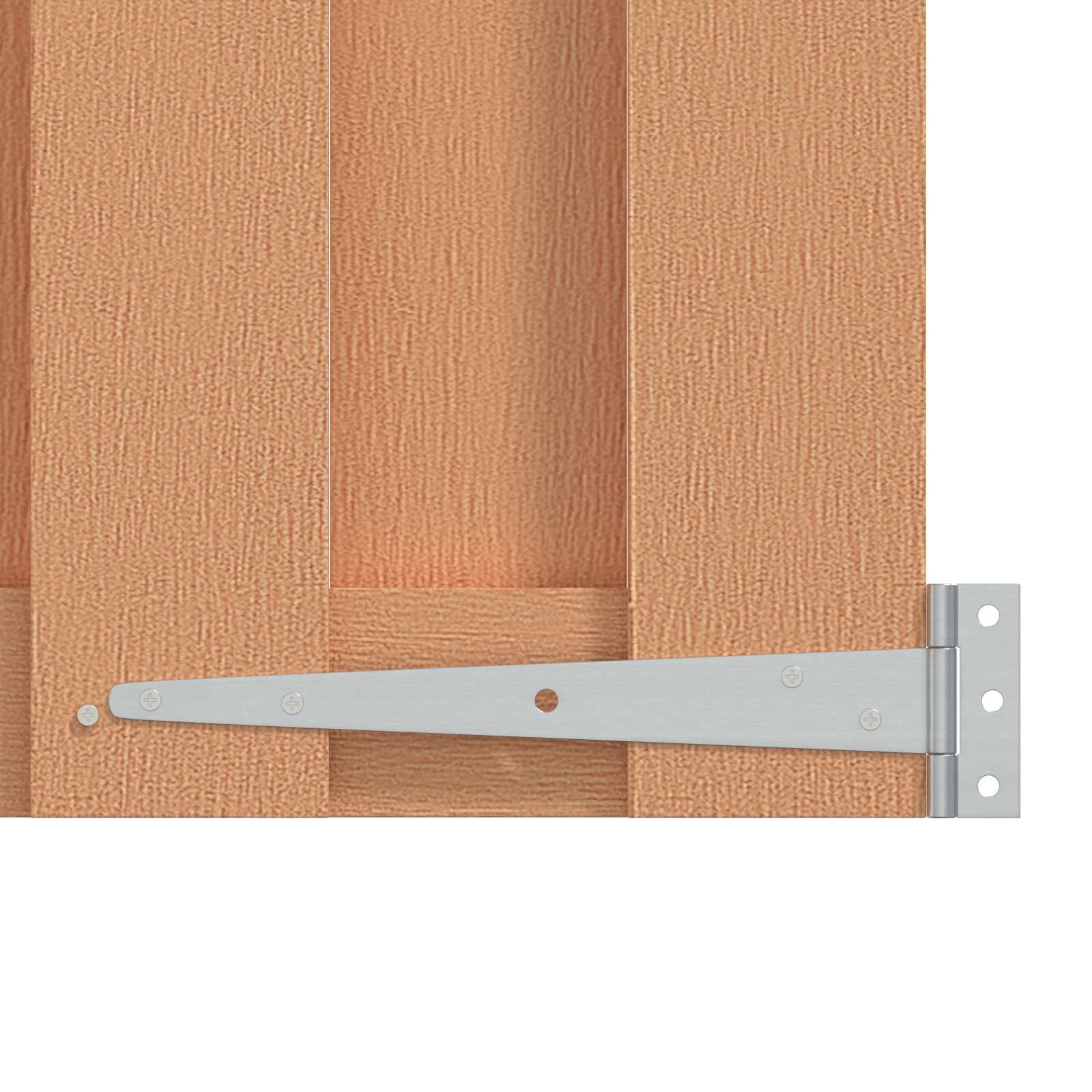 Vrtna vrata 100 x 112 cm WPC i aluminij Smeđa