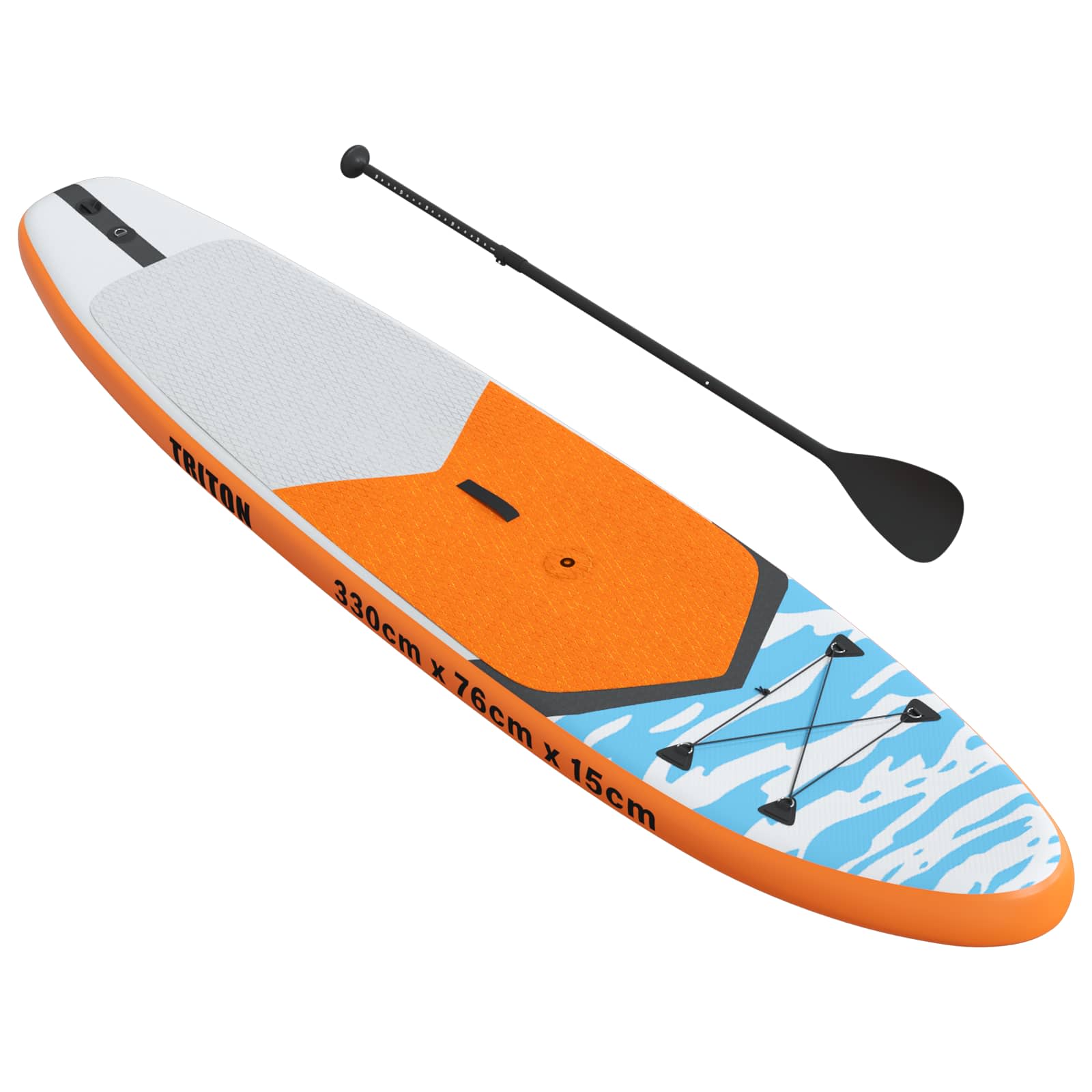 Naduvivi SUP s jedrom TRITON 330 x 76 x 15 cm Plava za
