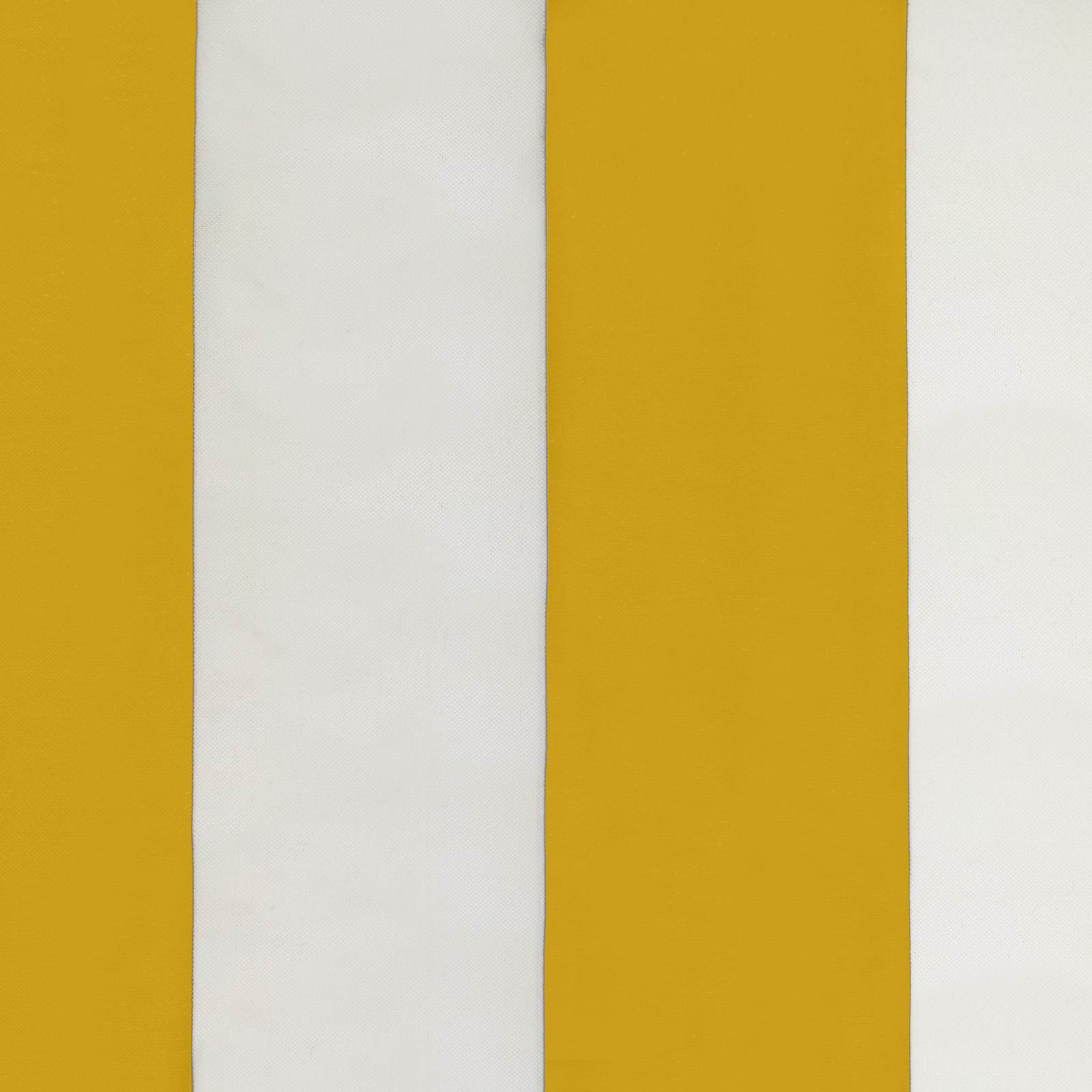 Vrtni suncobran 300 x 300 cm Poliester Pravokutni Žuta i bijela