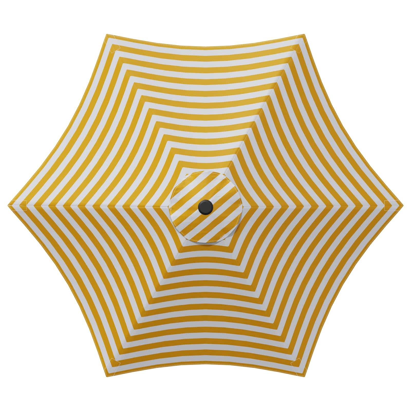 Vrtni Parasol s Podnožjem 300 x 300 cm Poliester Pravokutni