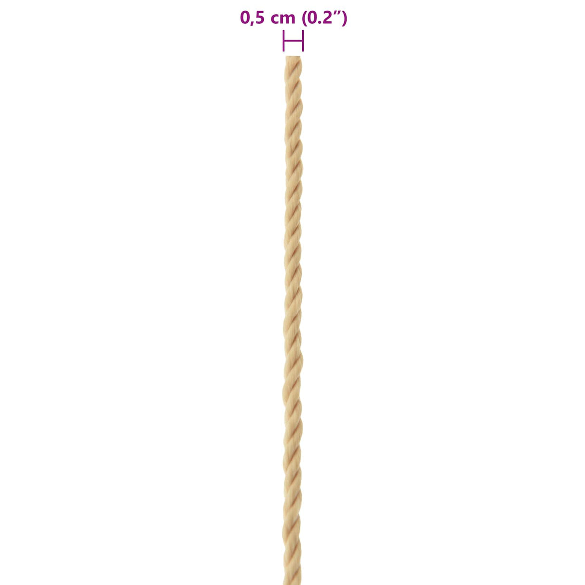 Konopac za čamce 0.5 mm 50 m Prirodna