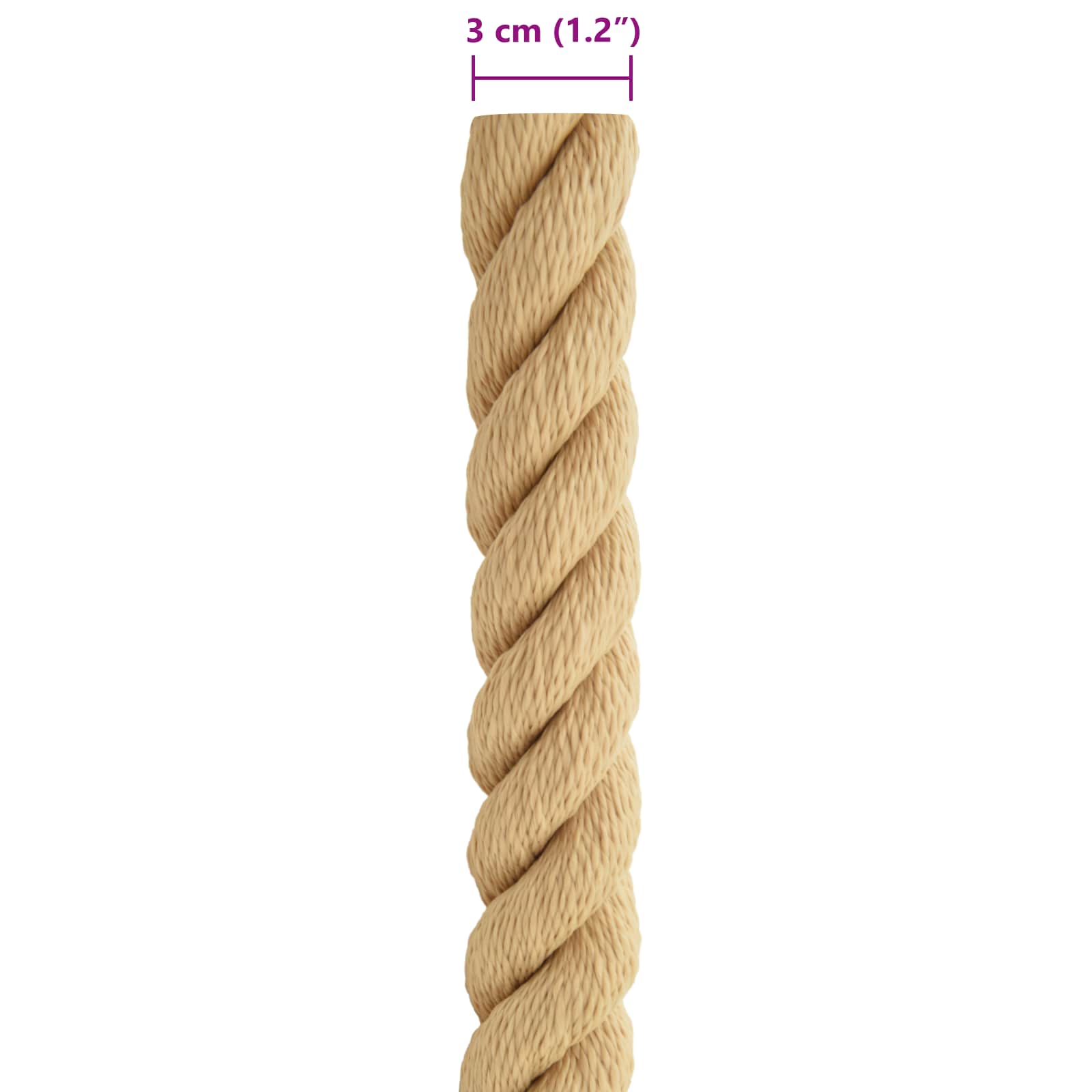 Konopac za čamce 10 m 3 Prirodna PP