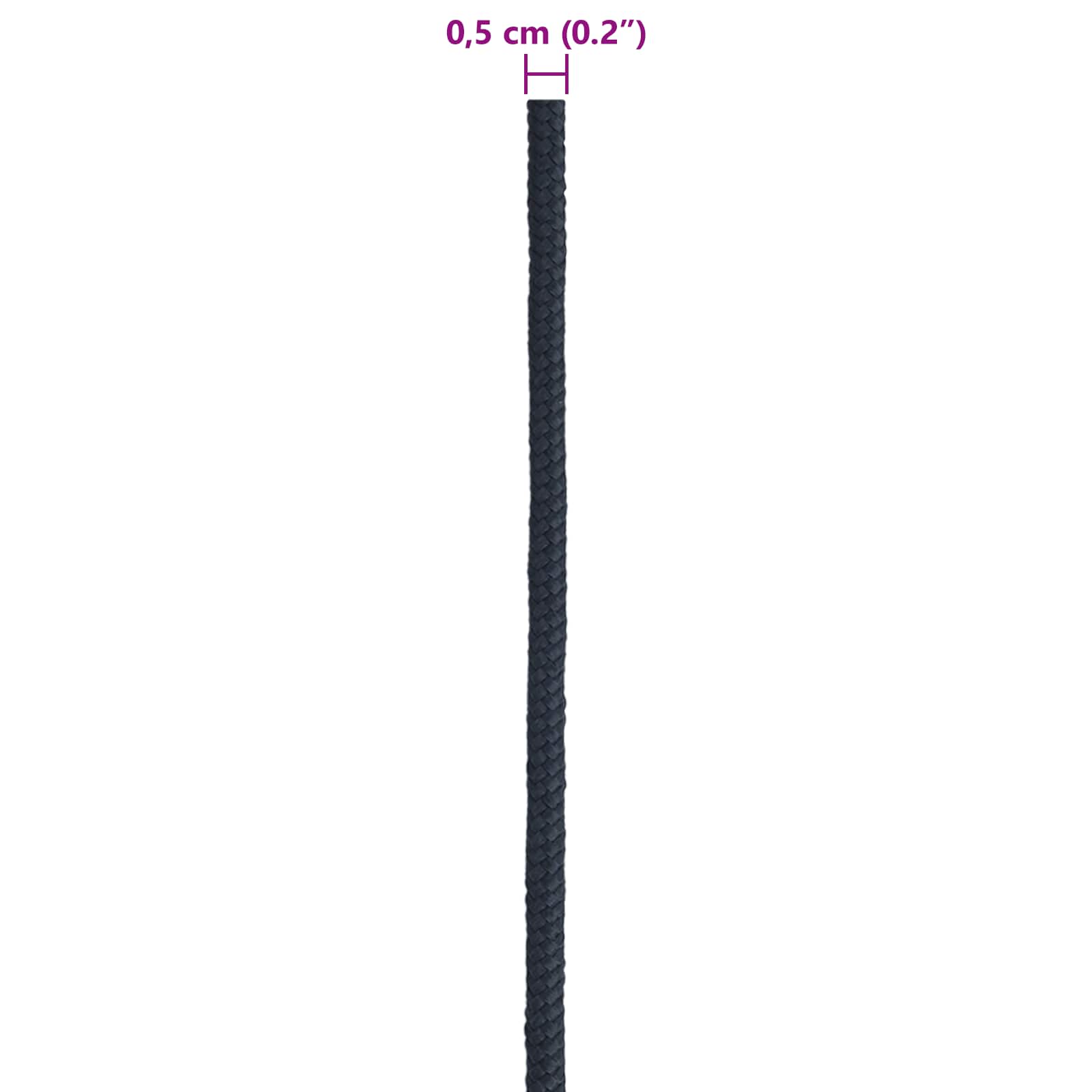 Konopac za čamce 0.5 mm 25 m Kraljevsko plava Poliester