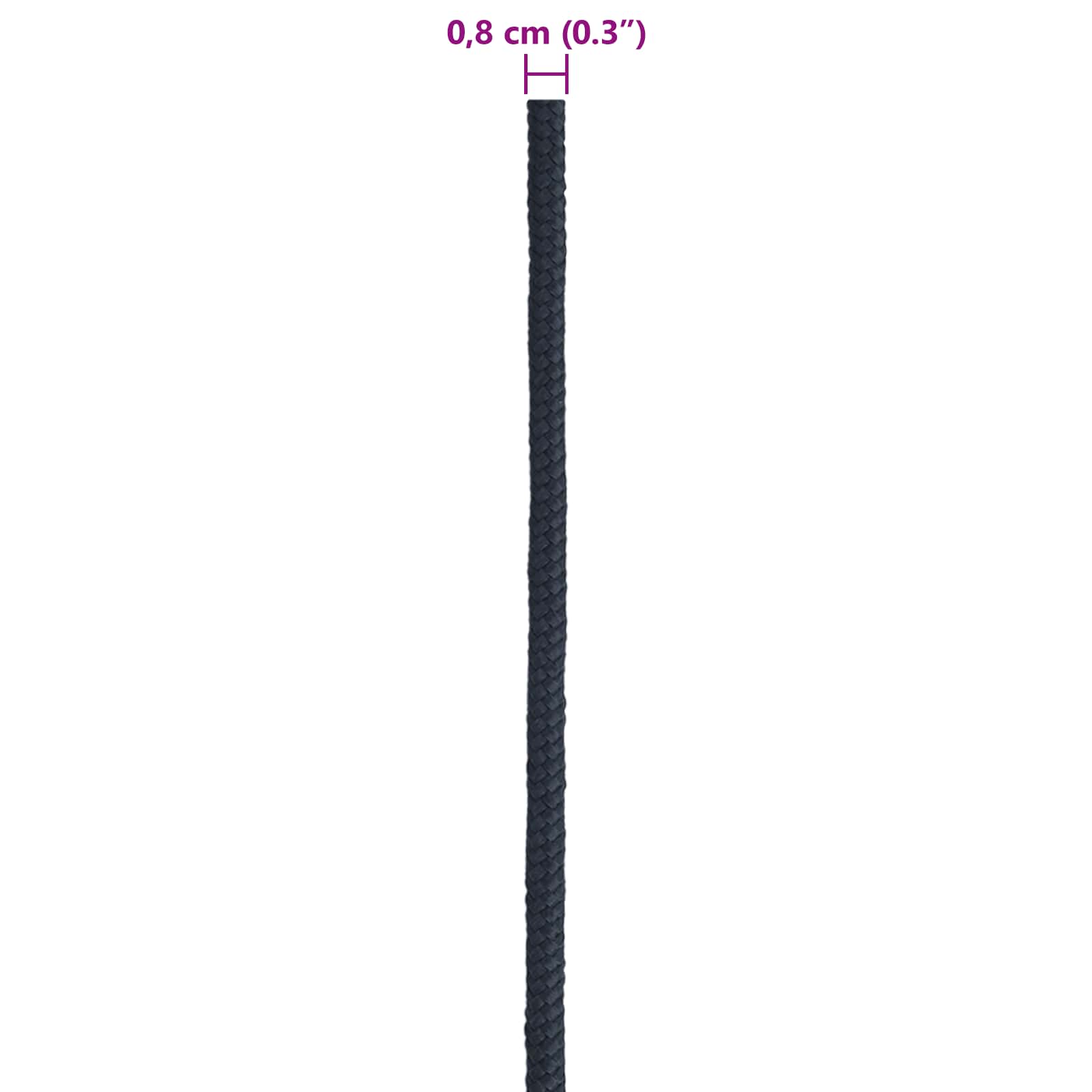 Konopac za čamce 0.8 mm 50 m Kraljevsko plava Poliester