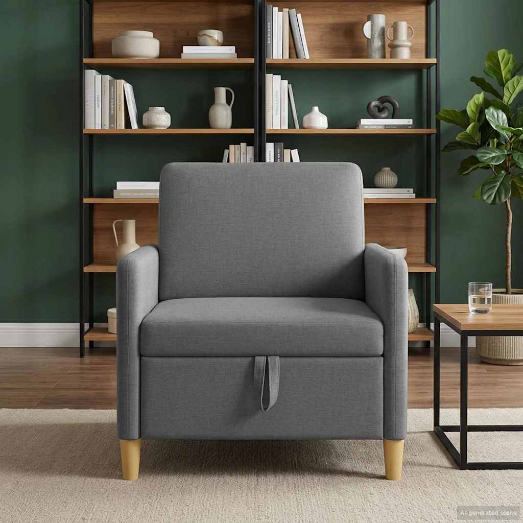 Sofa s pohranom Tamnosiva 72 x 78 x 87 cm Poliester