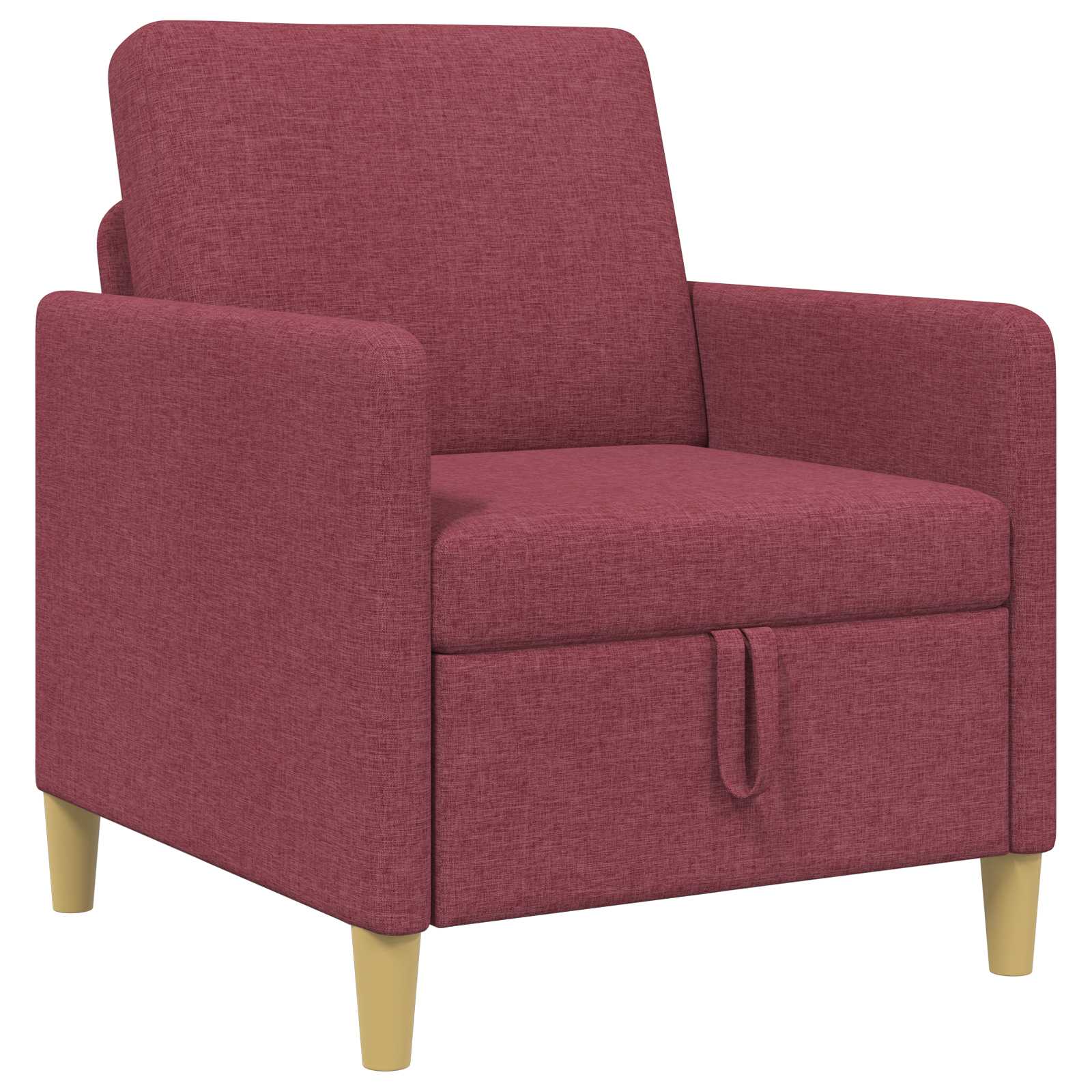Sofa s pohranom Vinska crvena 72 x 78 x 87 cm Poliester
