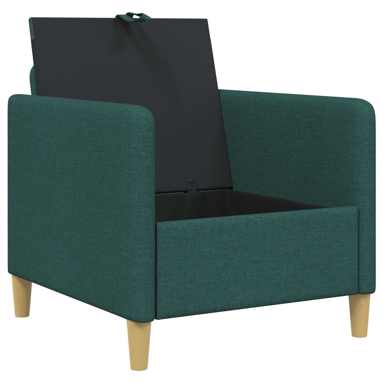 Sofa s pohranom Tamnozelena 72 x 78 x 87 cm Poliester