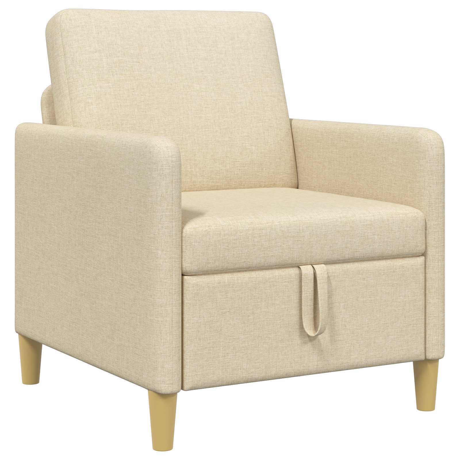 Sofa s pohranom Krem 72 x 78 x 87 cm Poliester