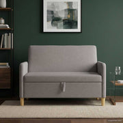 Sofa s pohranom Sivosmeđa 122 x 78 x 87 cm Poliester