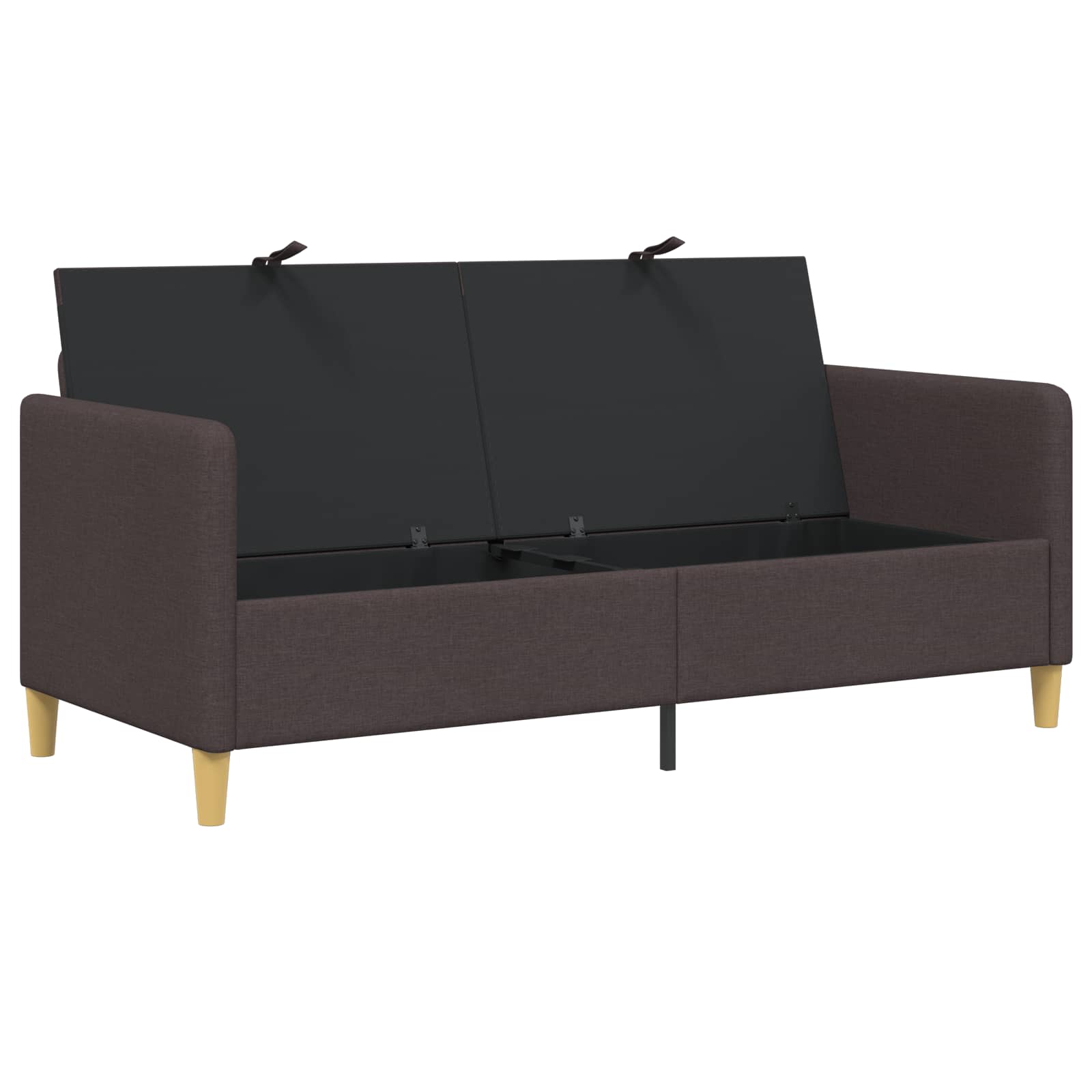 Sofa s pohranom Tamno smeđa 172 x 78 x 87 cm Poliester