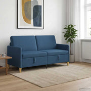 Sofa s pohranom Plava 172 x 78 x 87 cm Poliester