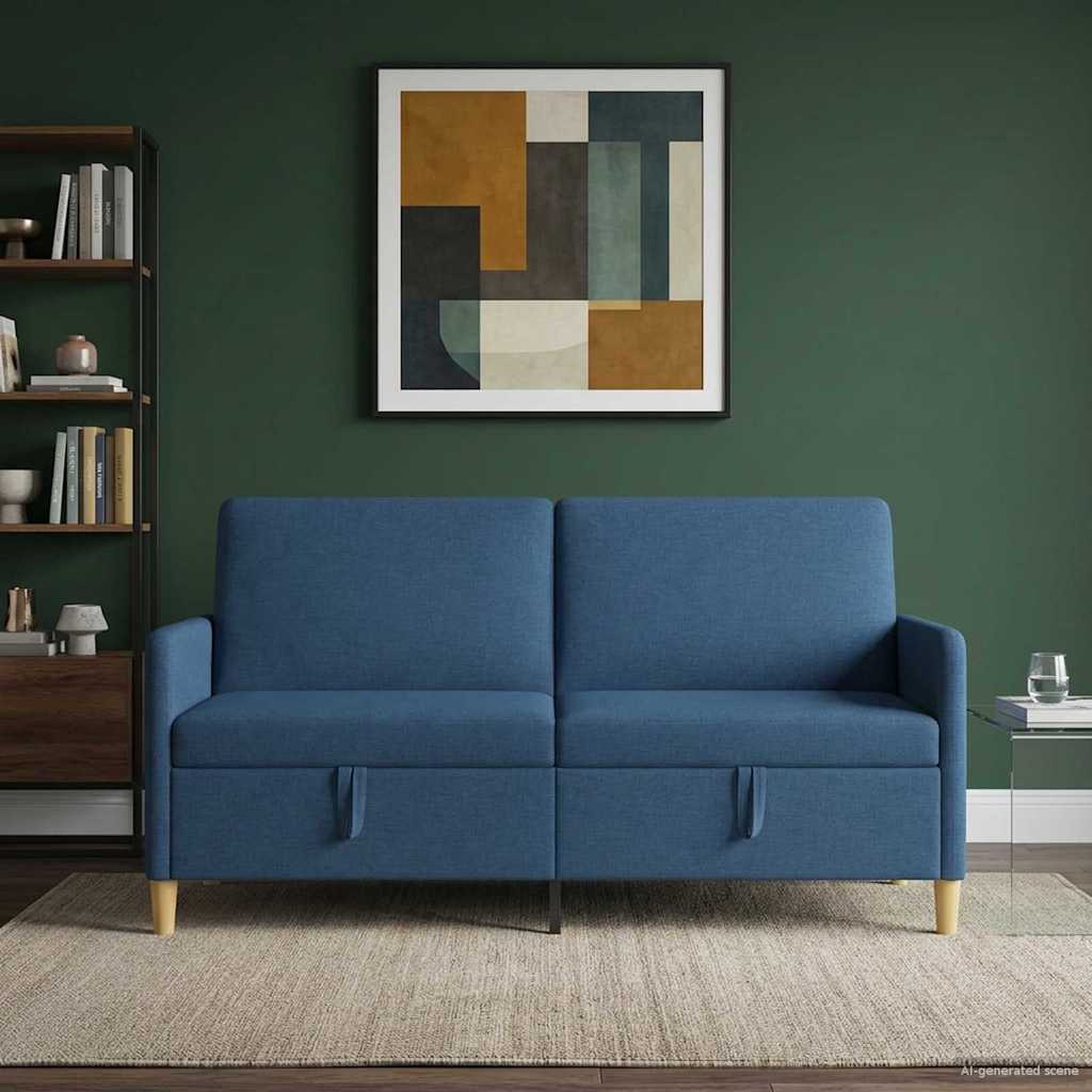 Sofa s pohranom Plava 172 x 78 x 87 cm Poliester