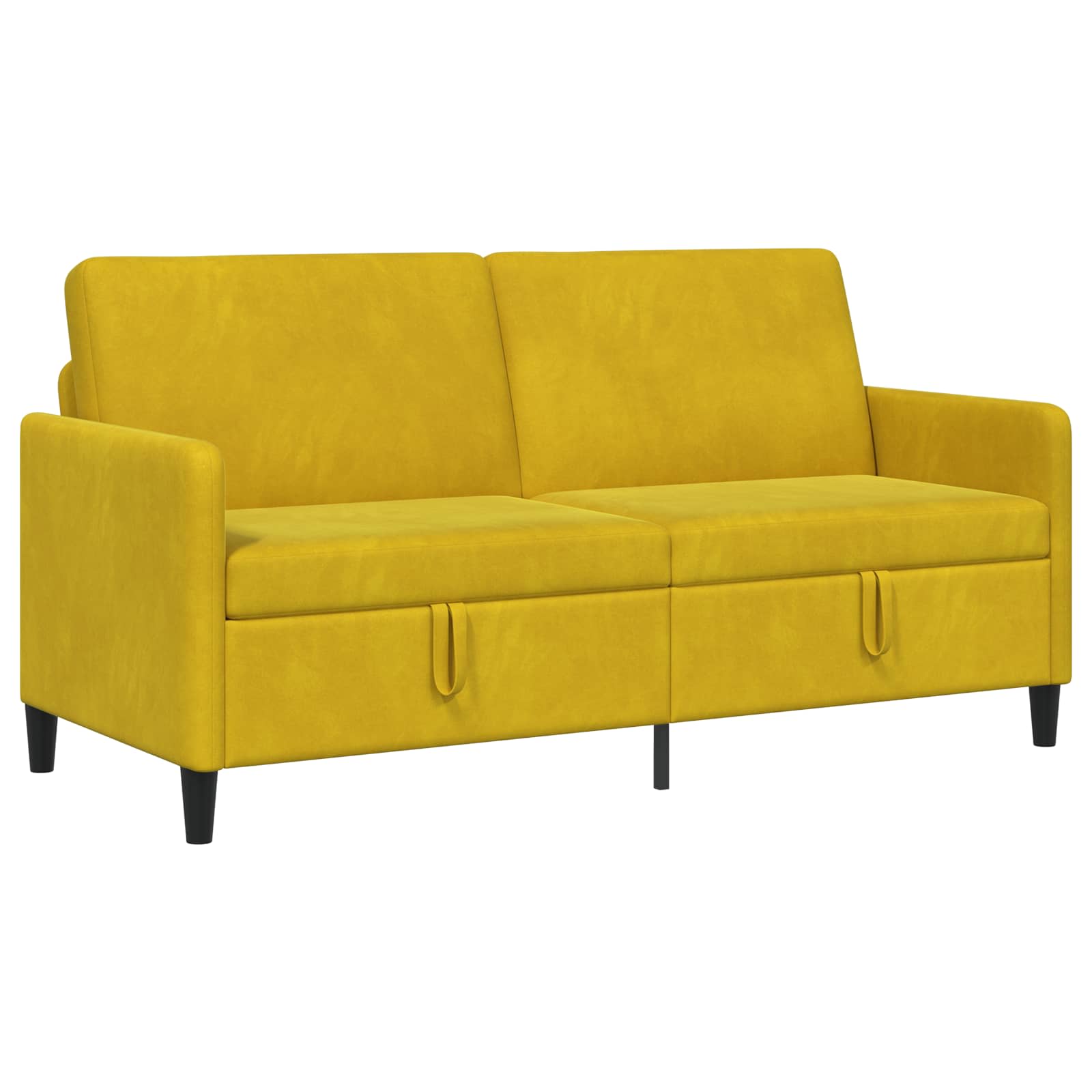 Sofa s pohranom Žuta 172 x 78 x 87 cm Poliester