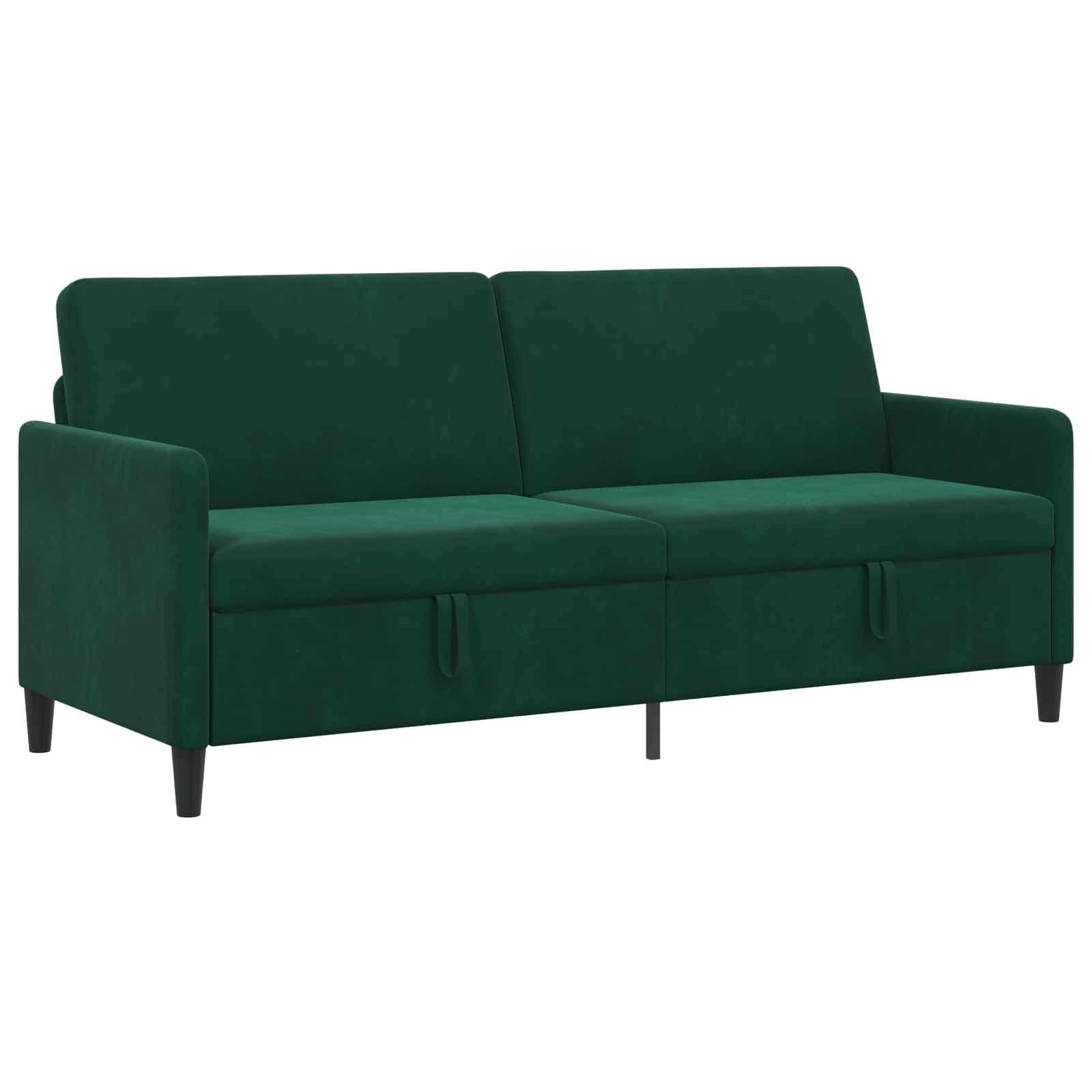 Sofa s pohranom Tamnozelena 192 x 78 x 87 cm Poliester