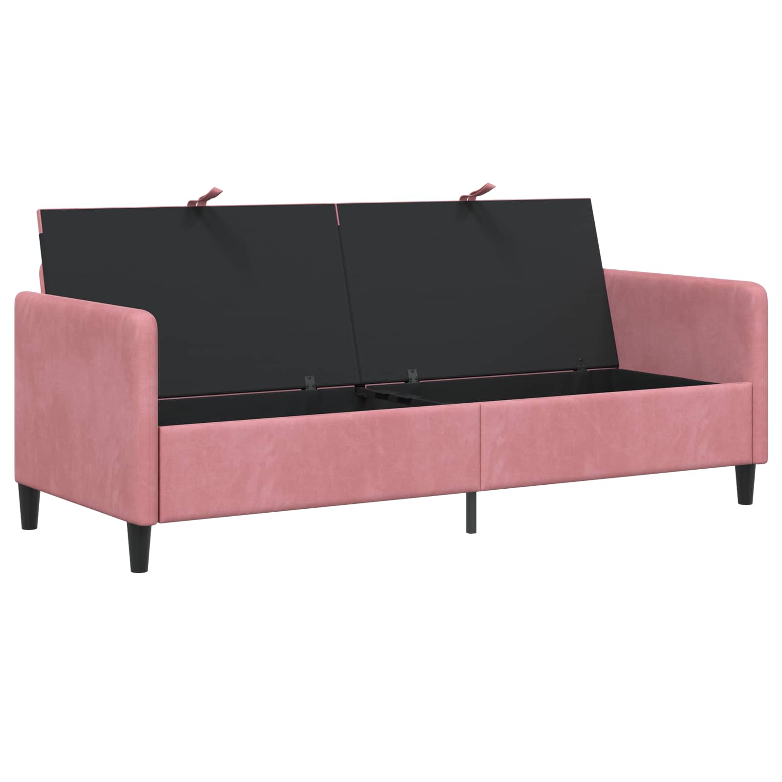 Sofa s pohranom Ružičasta 192 x 78 x 87 cm Poliester