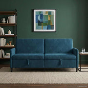 Sofa s pohranom Plava 192 x 78 x 87 cm Poliester