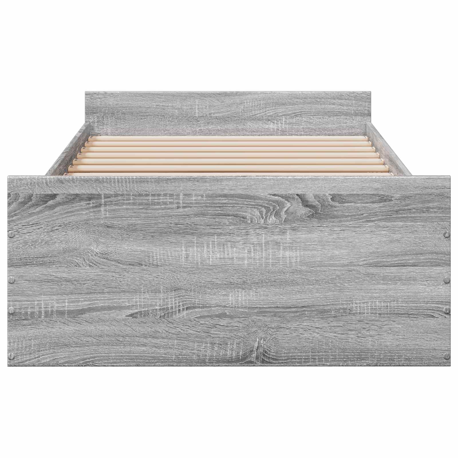 Okvir kreveta s pohranom s ladicama Siva Sonoma 80 x 200 cm