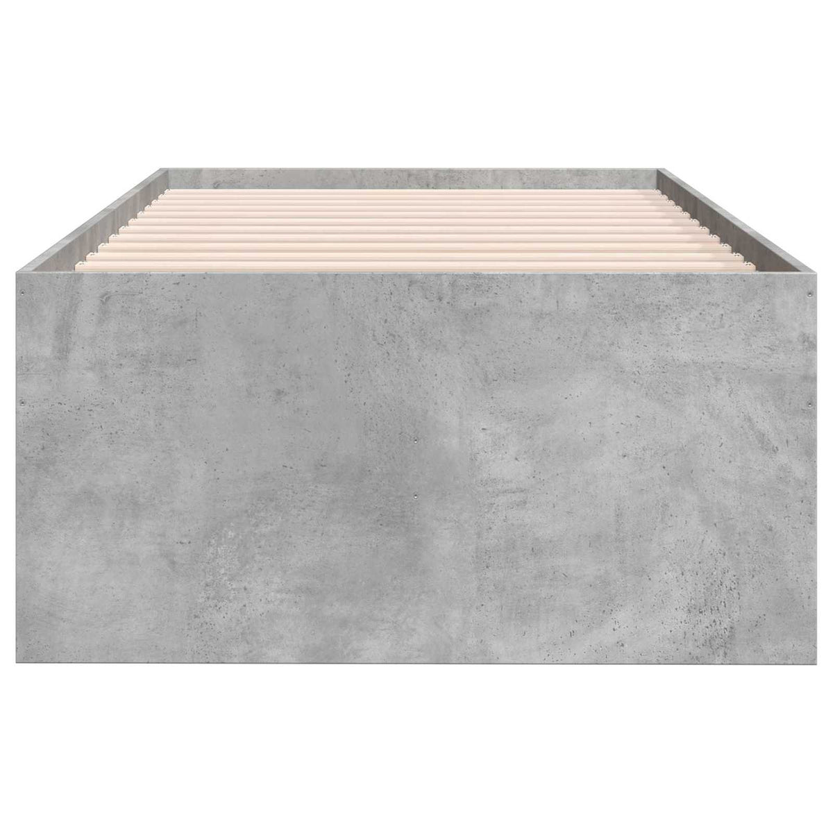 Okvir kreveta s pohranom s ladicama Betonska siva 80 x 200 cm