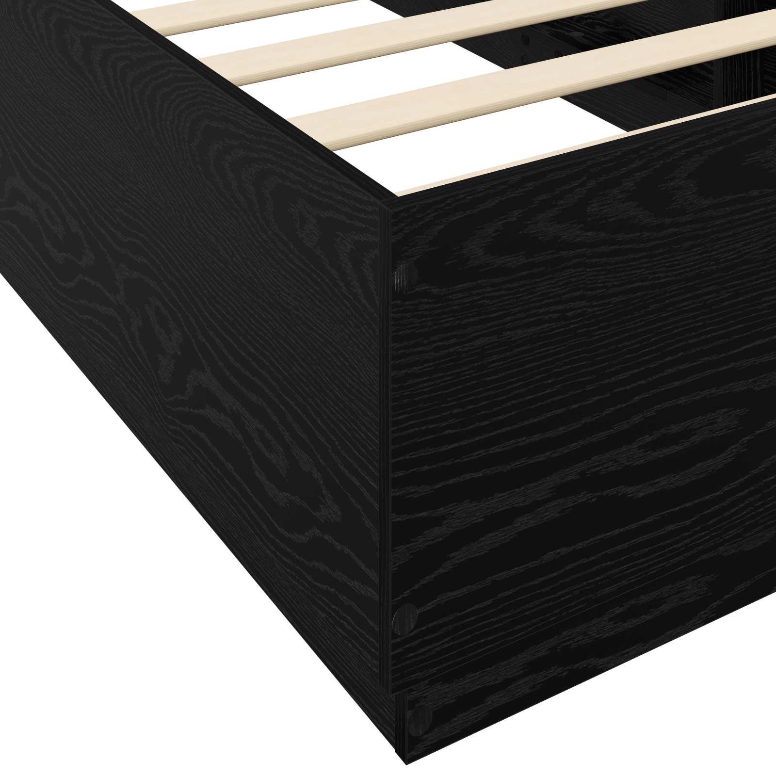 Krevetna konstrukcija Crni hrast 80 x 200 cm Konstruirano drvo