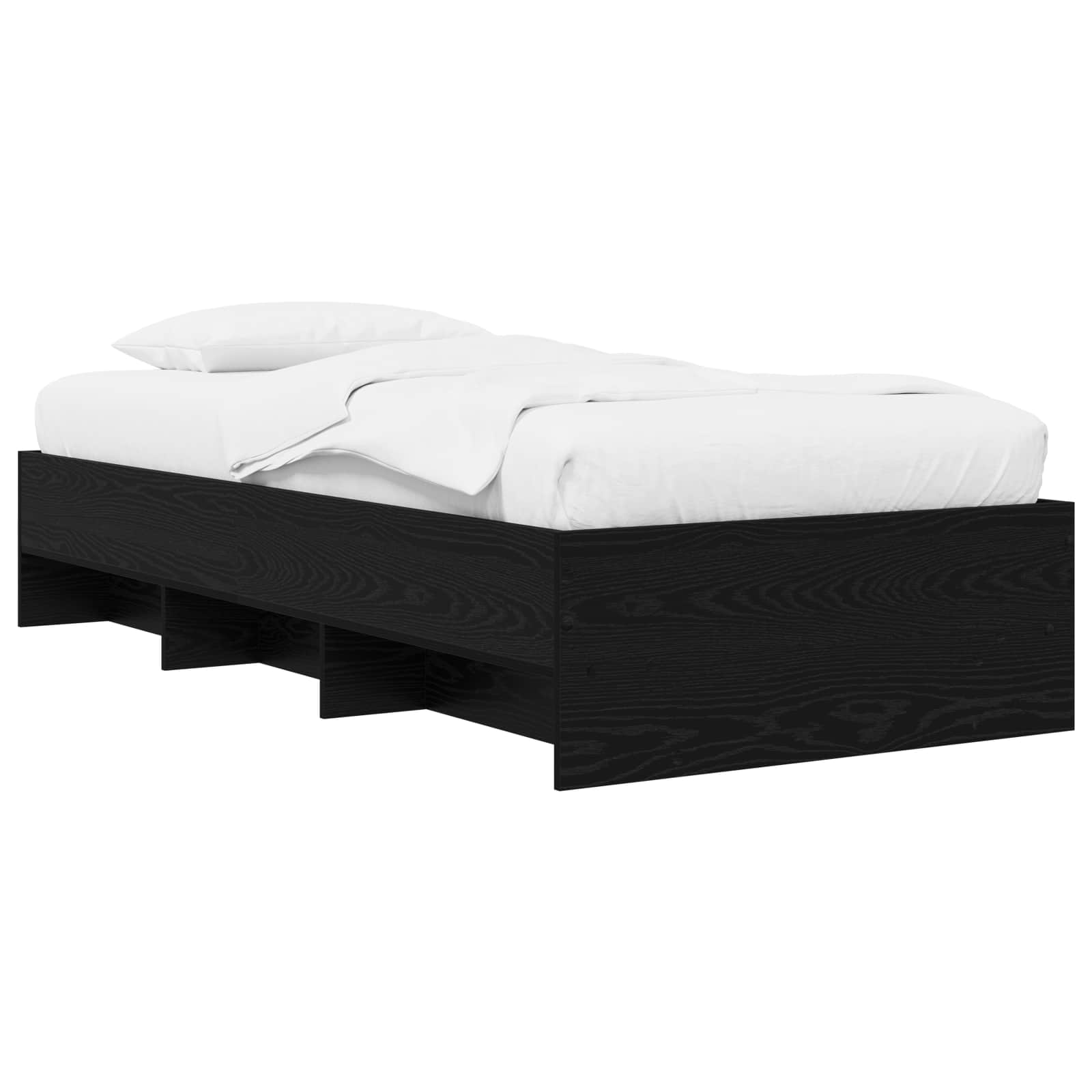 Krevetna konstrukcija Crni hrast 80 x 200 cm Konstruirano drvo