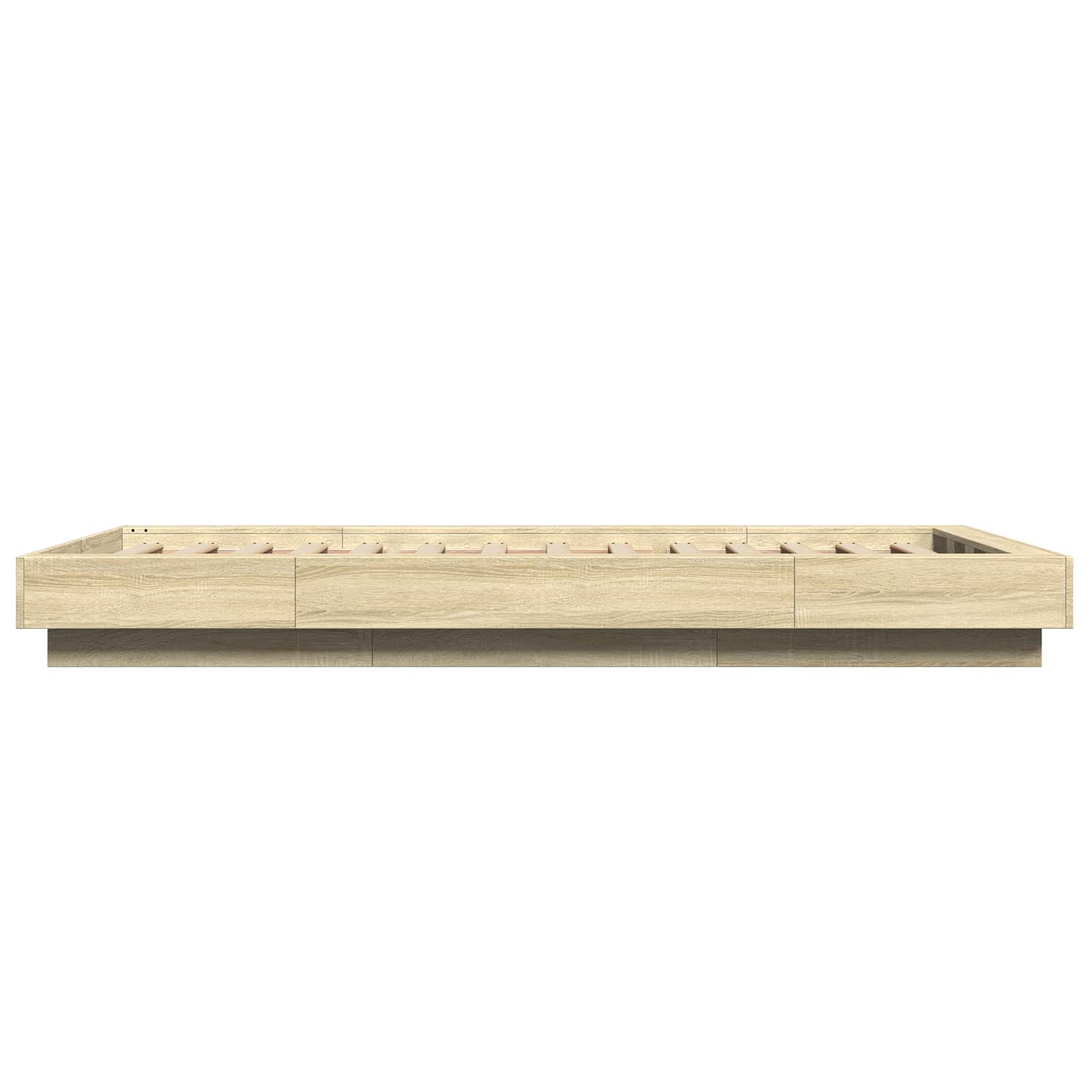 Okvir kreveta za pod Hrast sonoma 80 x 210 cm Konstruirano drvo
