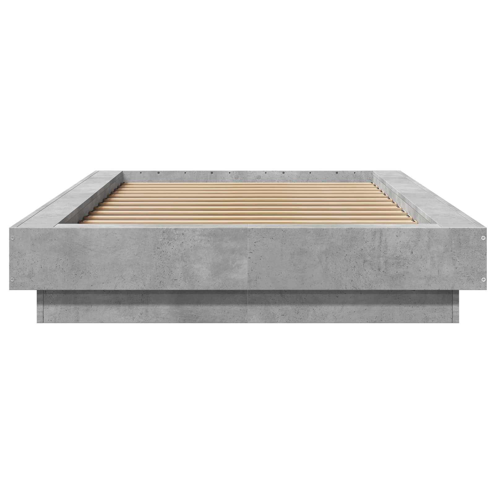 Okvir kreveta za pod Betonska siva 80 x 210 cm