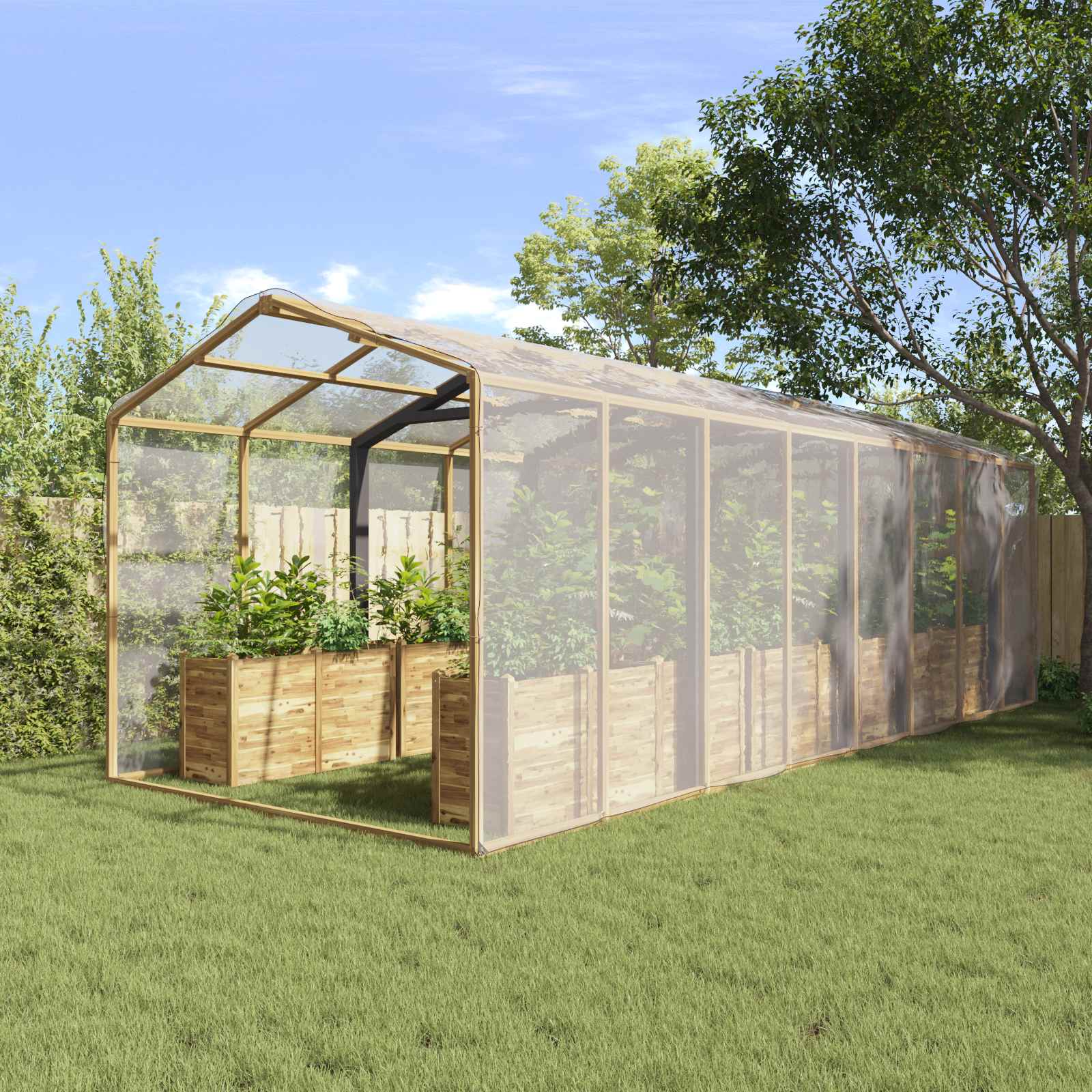 Pokrov za biljke *Transparent*an 8 x 8 m PE