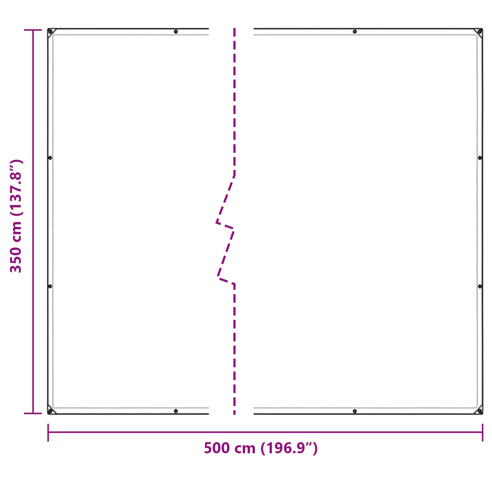 Pokrov za biljke *Transparent*an 5 × 3,5 m PE