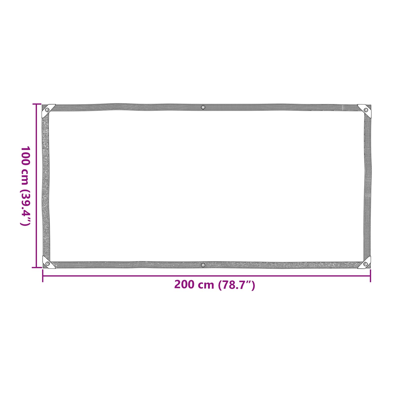 Pokrov za biljke *Transparent*an 1 x 2 m PE