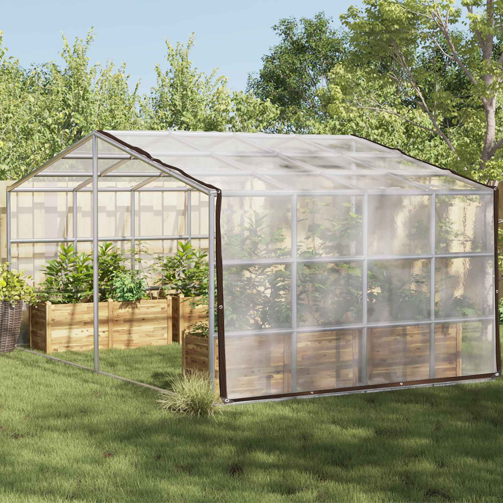 Pokrov za biljke *Transparent*an 5 x 6 m PE
