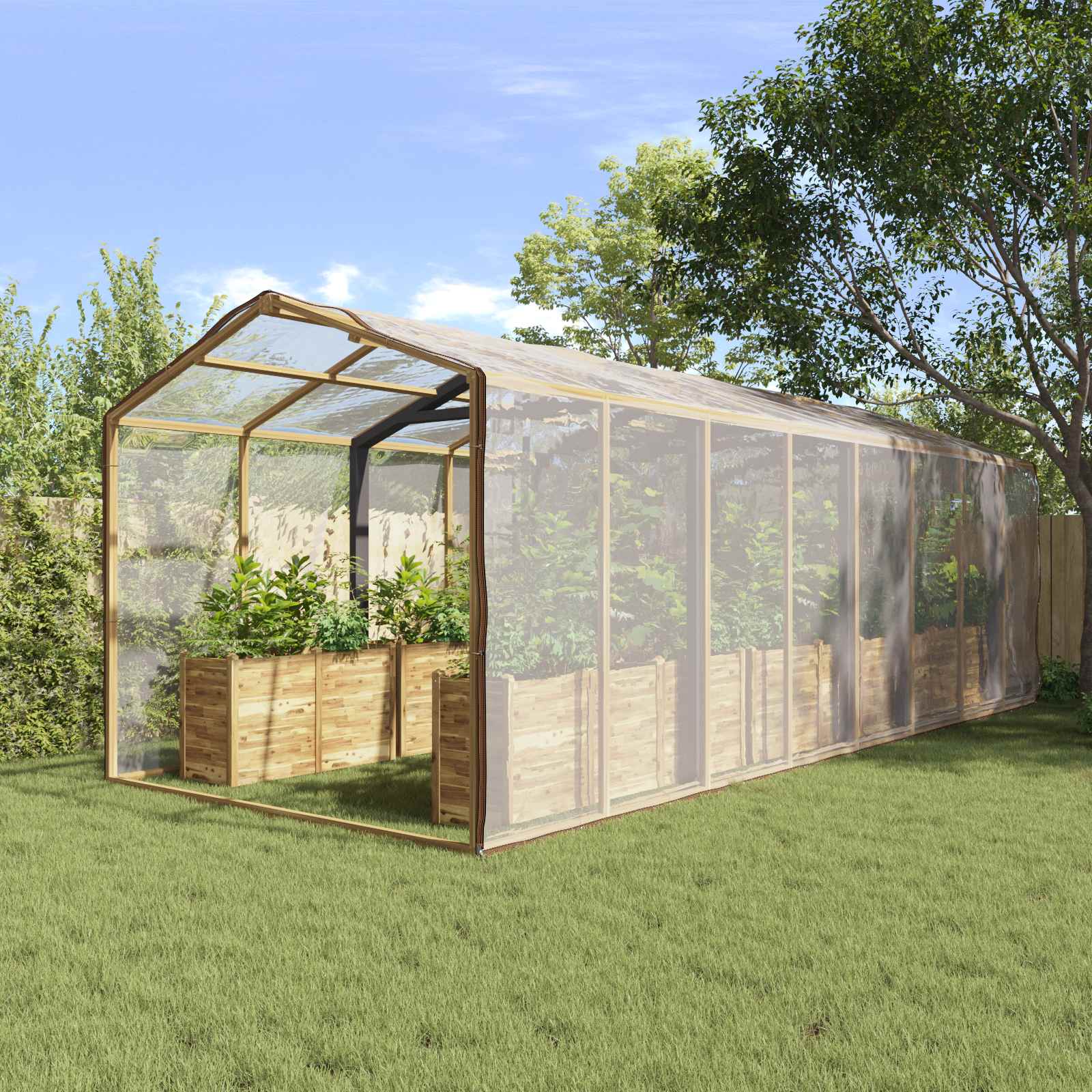 Pokrov za biljke *Transparent*an 8 x 8 m PE