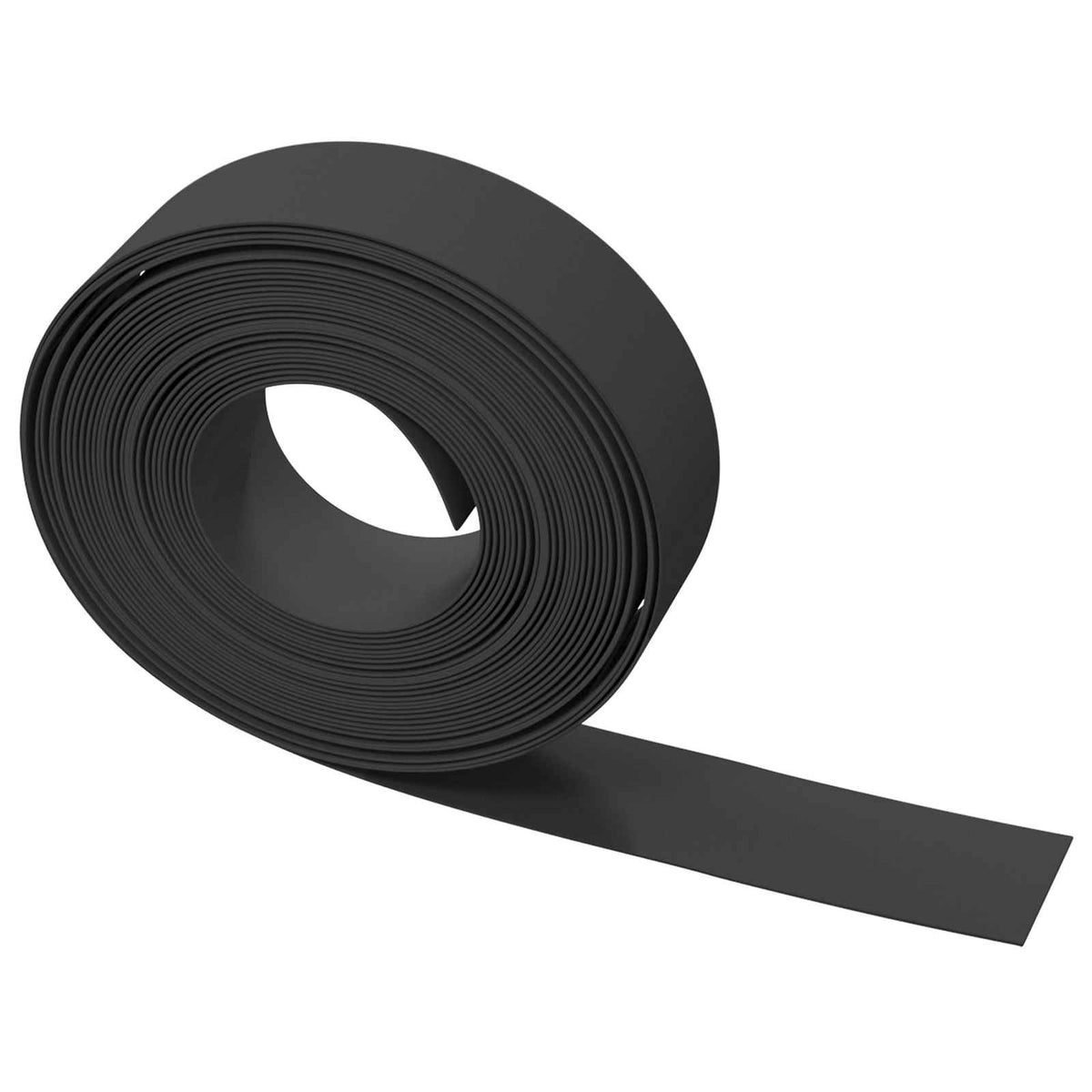 Ograda za vrt PE Crna 25 m / 15 cm