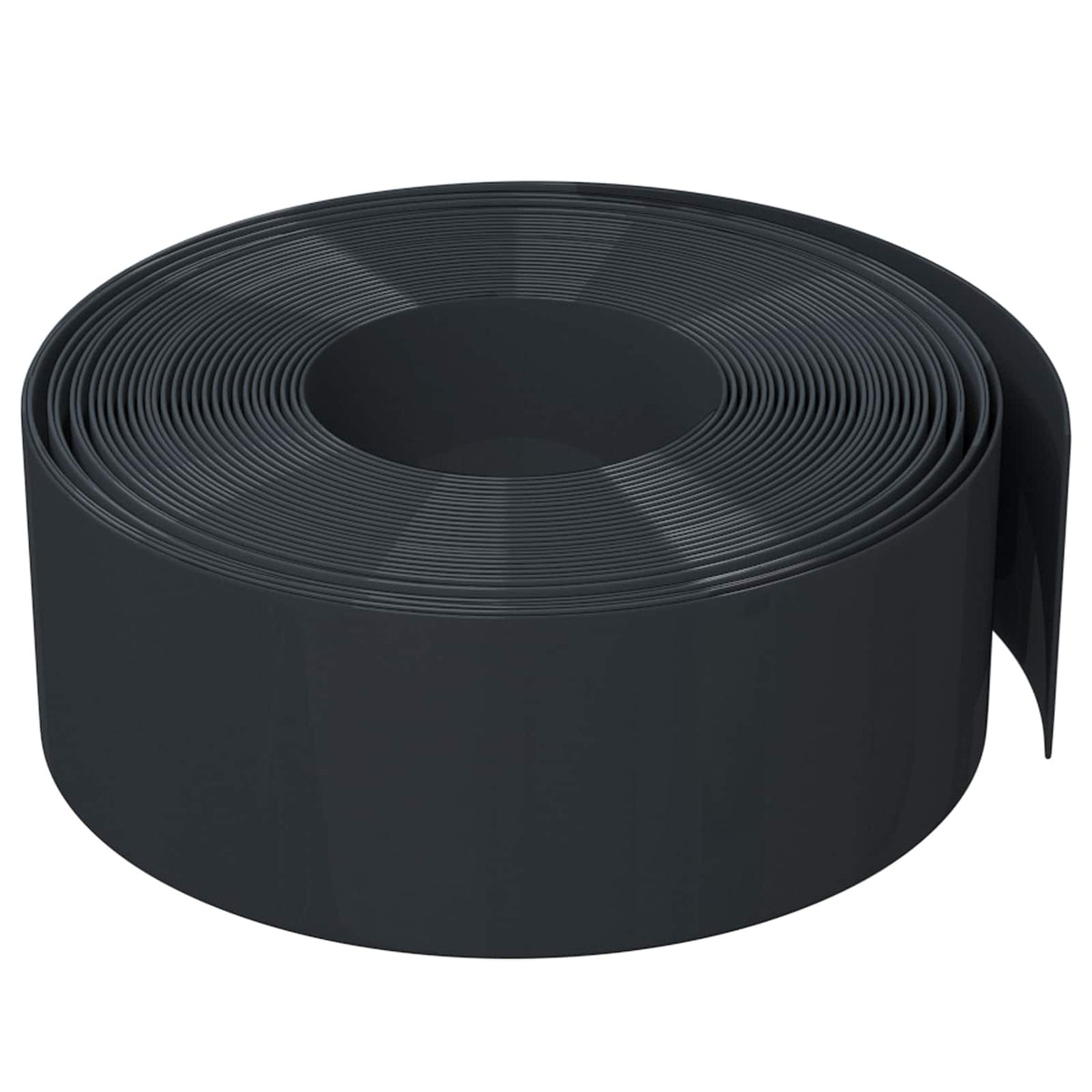 Ograda za vrt PE Crna 25 m / 20 cm