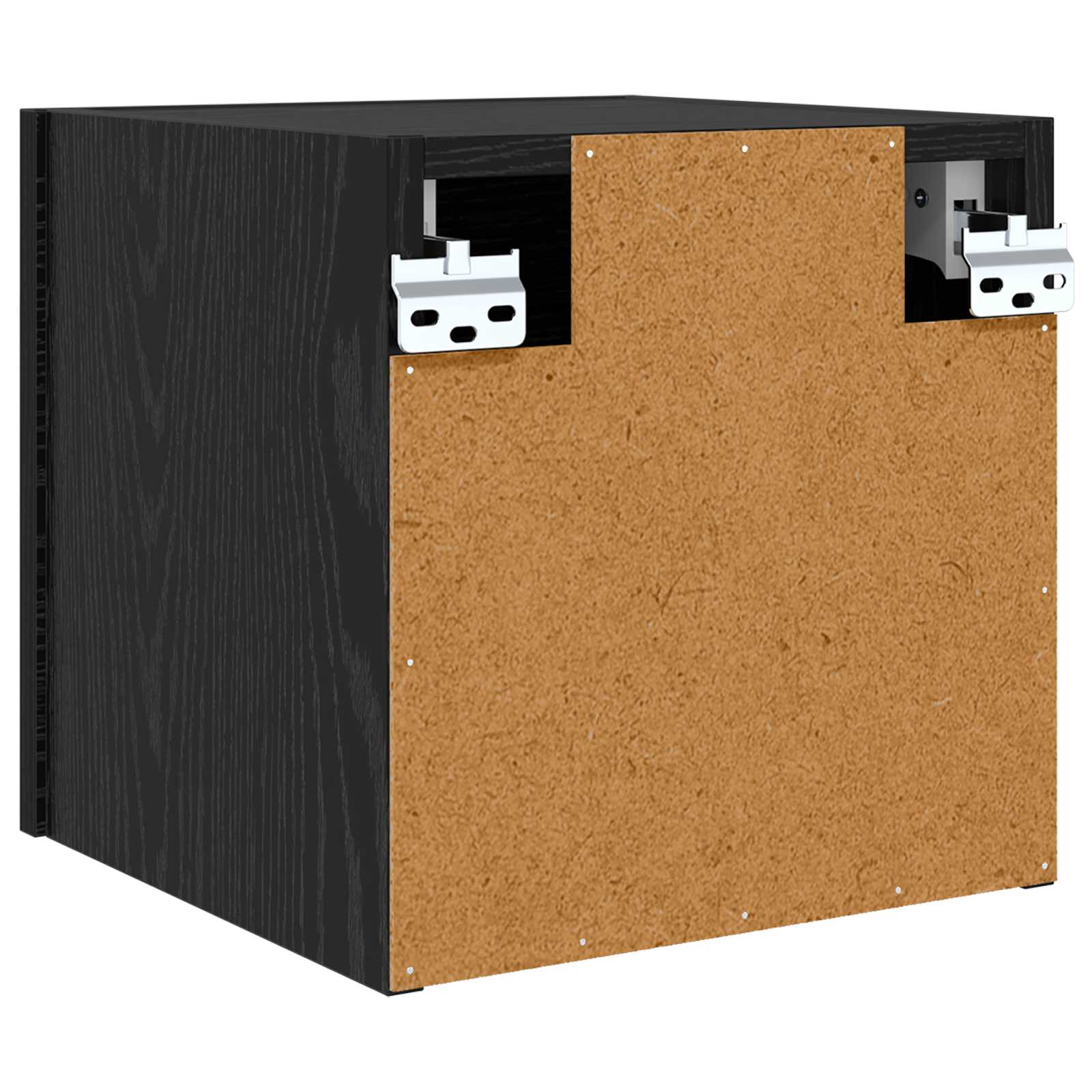 Ormar za TV montiran na zid 4 pcs Crni hrast 30,5 x 30 x 30 cm