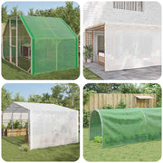 Cerada s rupama Zelena 8 x 12 m 140 gsm PE